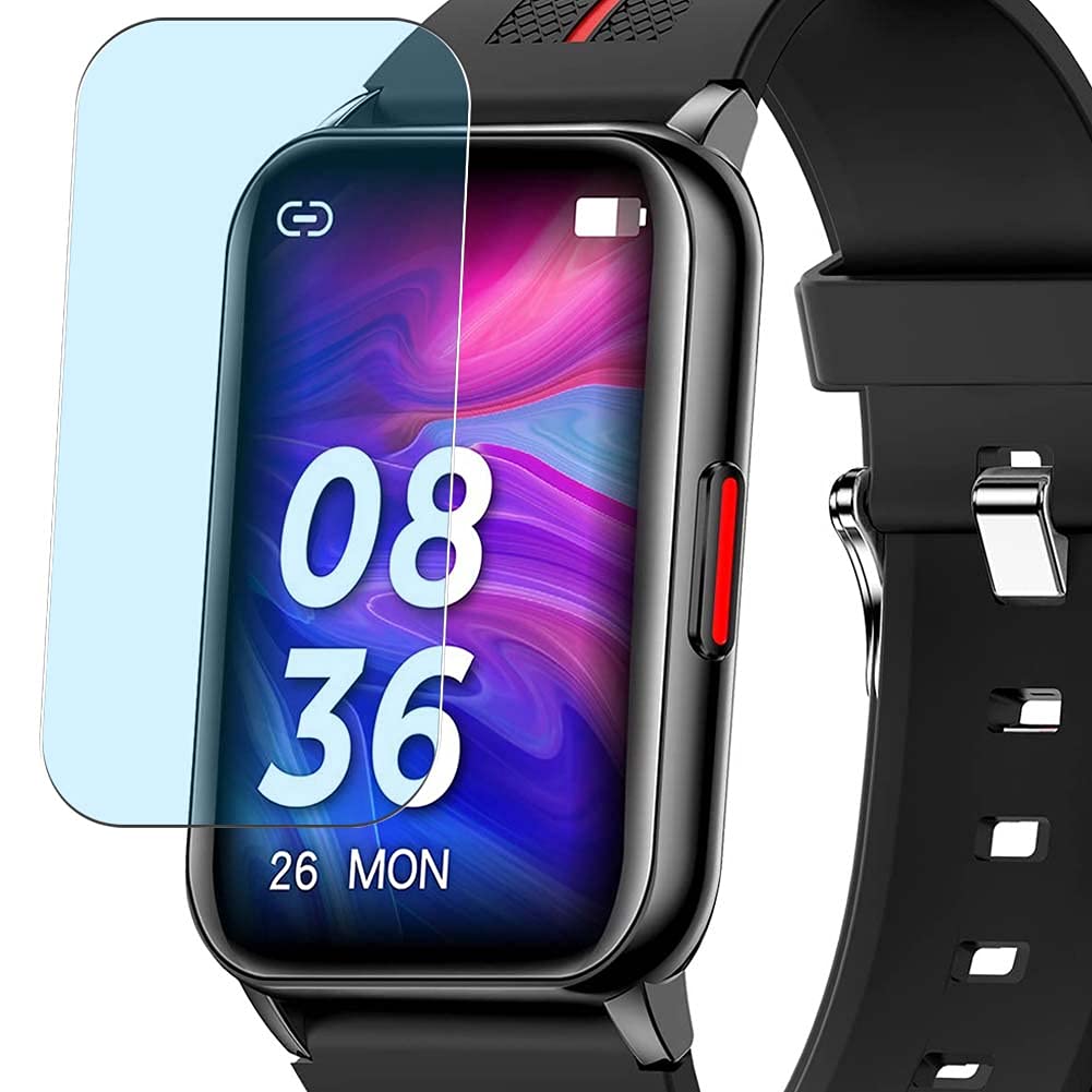 Vaxson 3-Pack Anti Blue Light Screen Protector, compatible with ZOLUIKIS H76 1.57" smart watch smartwatch, Blue Light Blocking Film TPU Guard [NOT Tempered Glass Case Cover ]