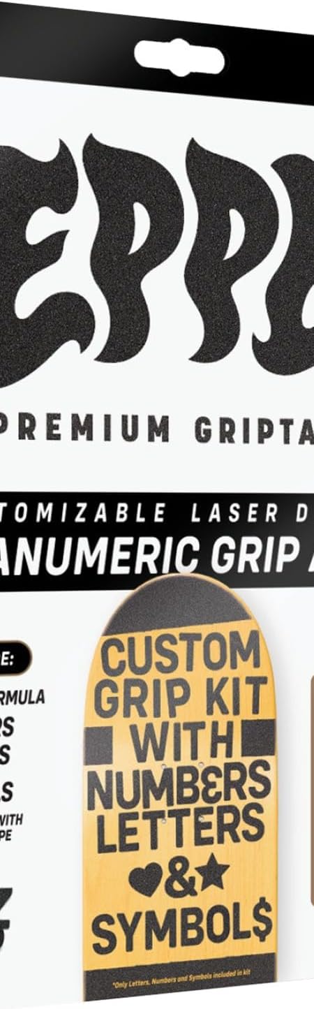 Custom Grip Kit Die-Cut Alphanumeric Pieces