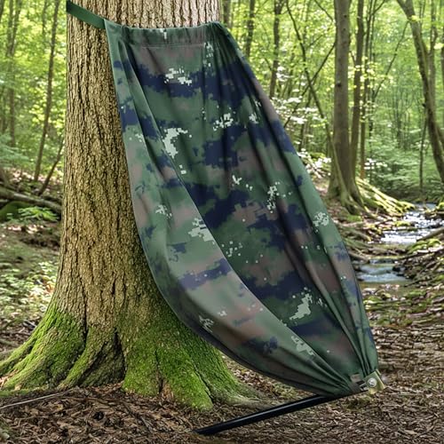 KN HUNTING Hammock Chair, Lightweight, Portable Camo Tree Seat, Silent Swivel for Deer Hunt, Ground Hunts, Hunters Outdoor Hamock Shooting Chairs, Hunter Accessories, Gear, Essentials, Digital Print