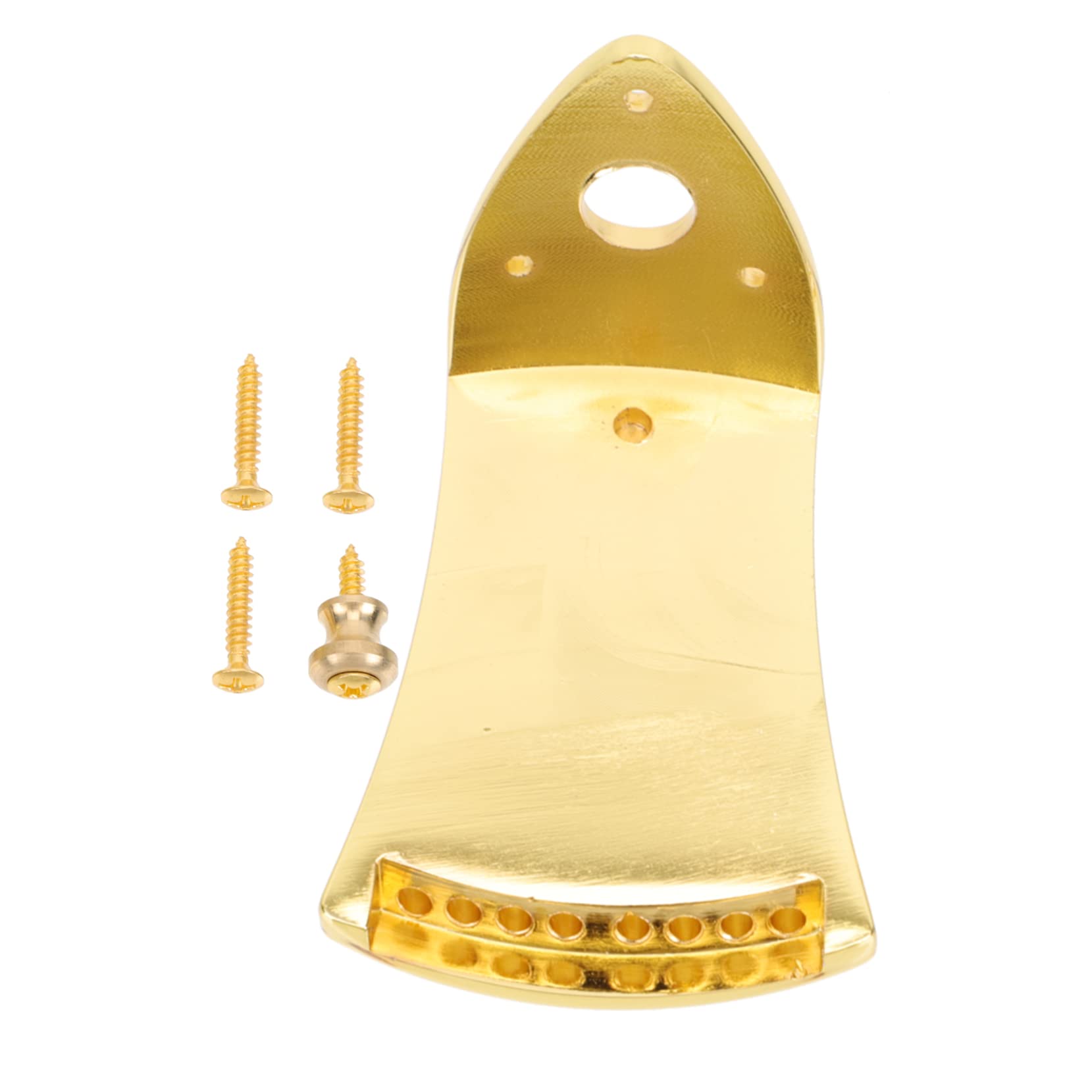 Yardwe Mandolin String Saddle Mandolin Bridge Pin Set Musical Instrument Part Simple Installation