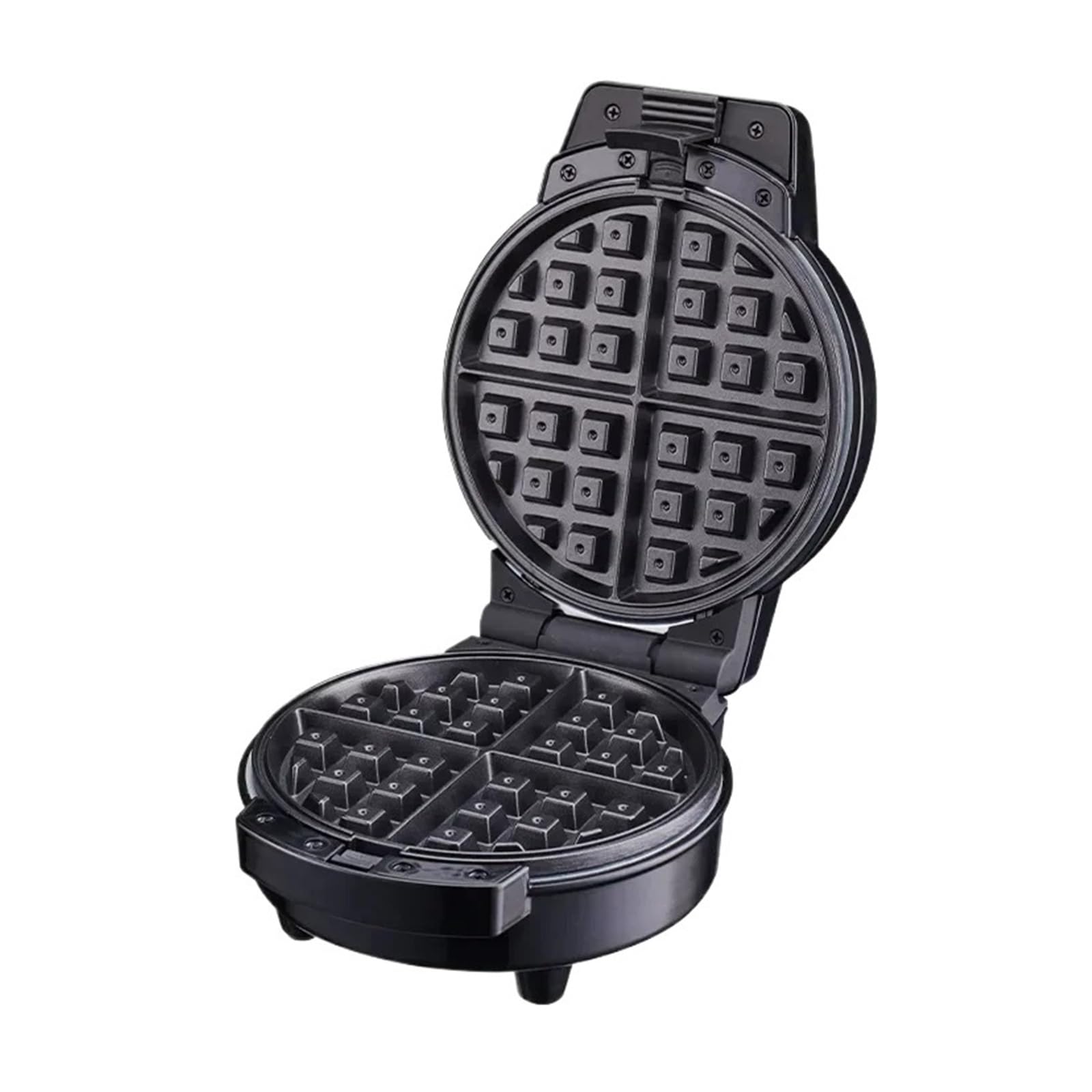 Máquina De Desayuno 3 En 1 For Hacer Donas, Plato For Pasteles Con Dibujos Animados Y Waflera Placas Antiadherentes Extraíbles Calentamiento Uniforme Y RáPido