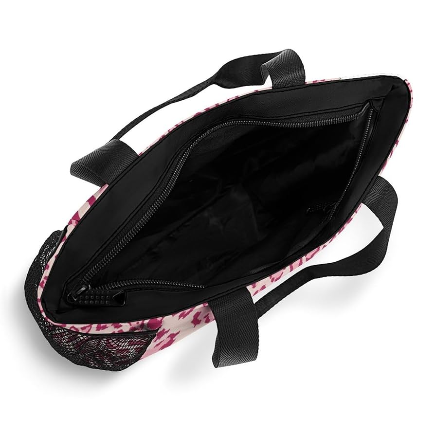 〈user_c7d7d101〉3点 黒 ピンクバラモチーフトートバッグ user_c7d7d101様専用〉3点 黒 ピンクバラモチーフトートバッグ