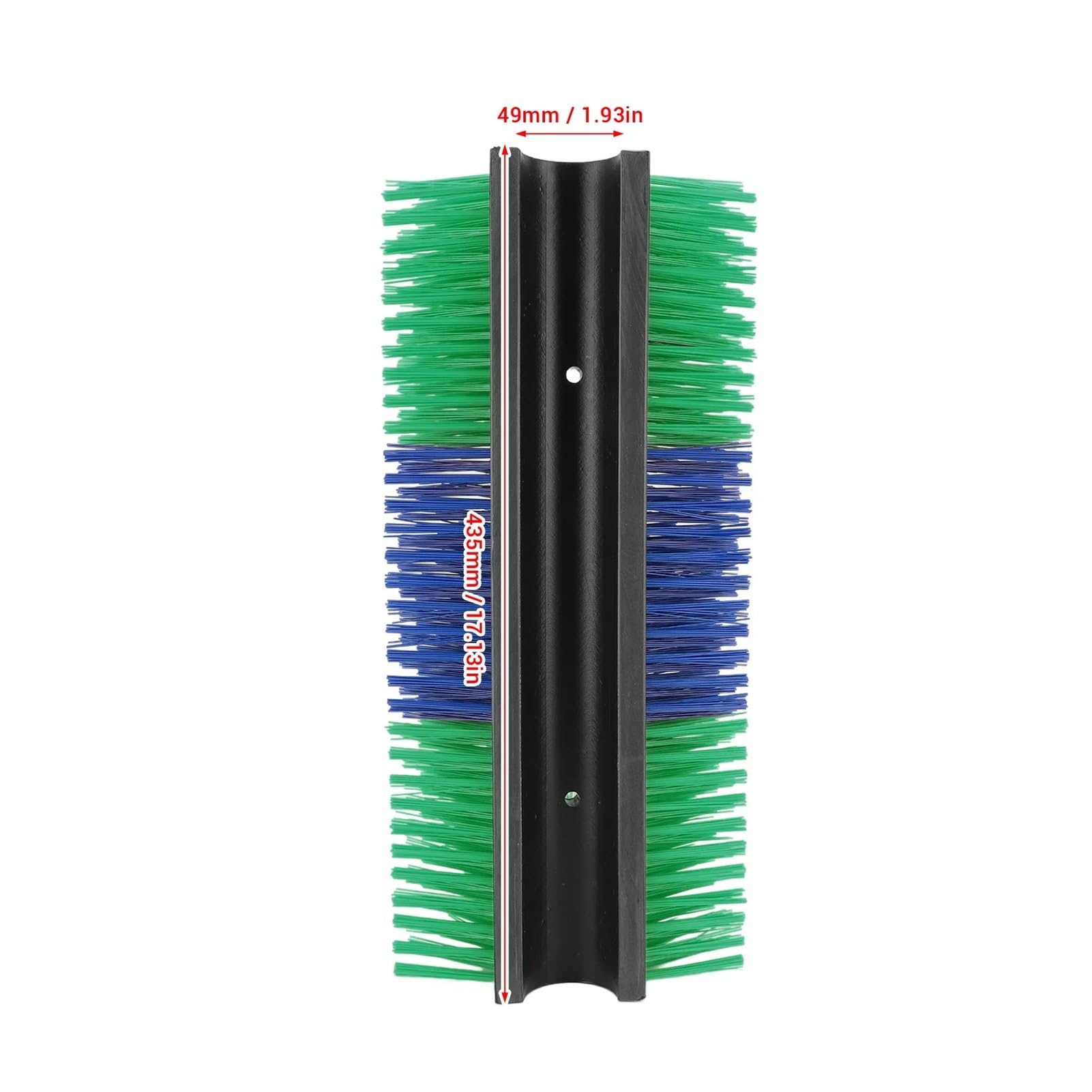 2 Stück Tierbürsten, 17,13 Zoll Länge, for Pferde und Rinder(Green)
