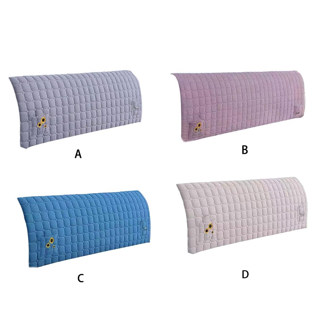 Fodera per testiera Aggiorna la camera da letto con facilità Fodera per testiera Fodera per testiera Queen Fodera per testiera letto completa, Gary, 180x65 cm