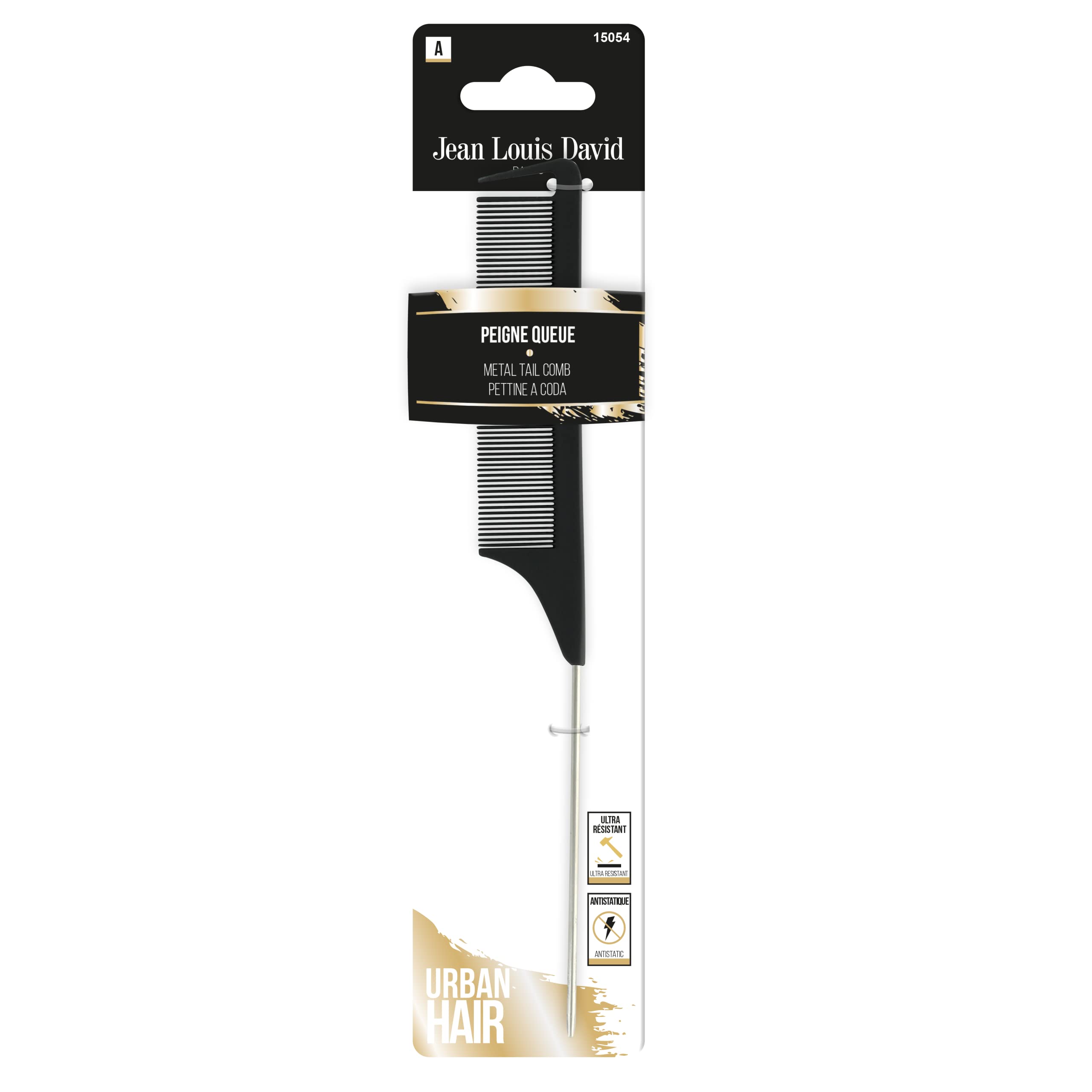 Jean Louis David JLD METAL TAIL COMB - 15054
