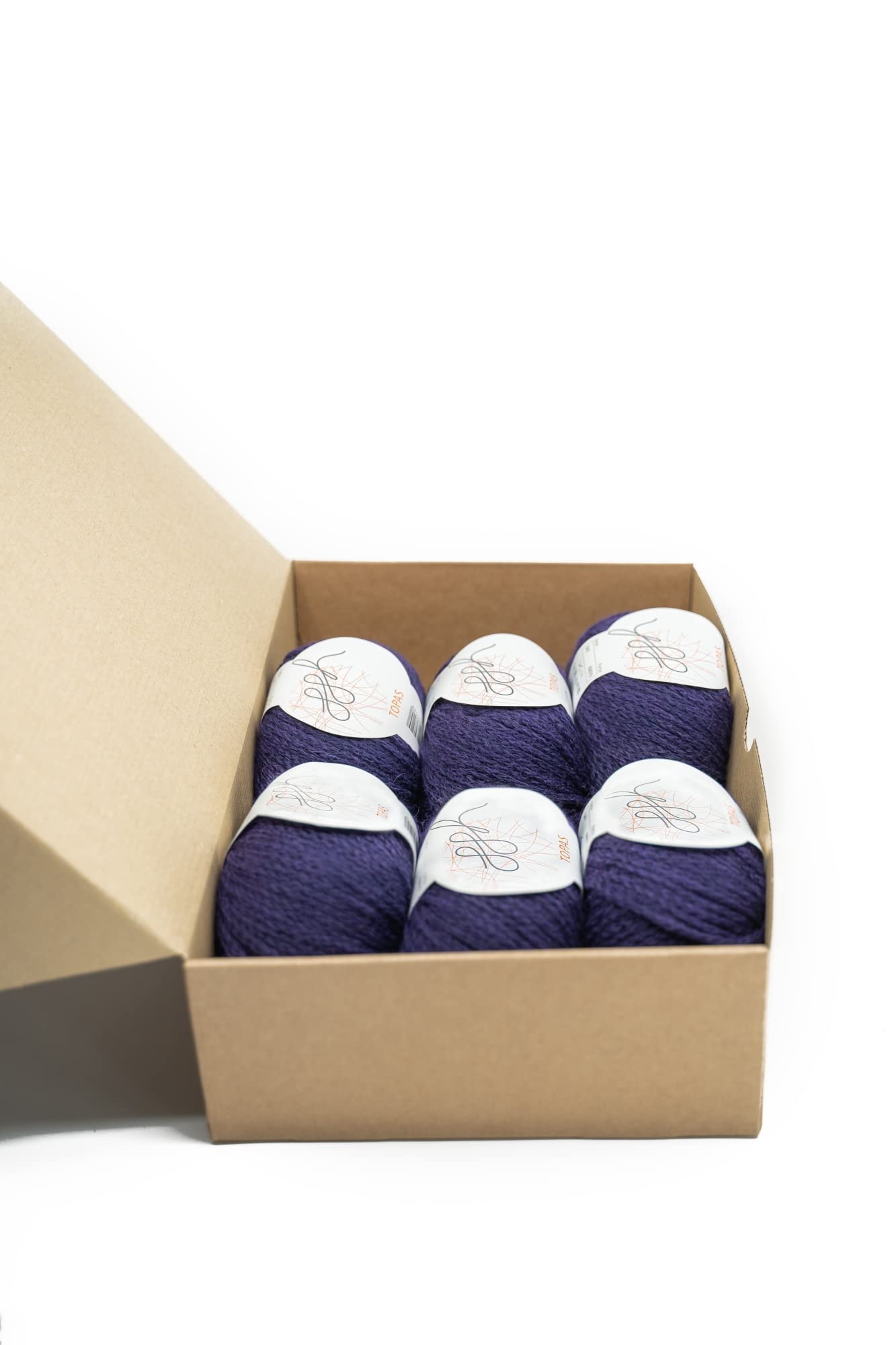 ggh Topas Box – laine vierge, mélange d'alpaga – laine pour tricot ou crochet couleur 047 – violet