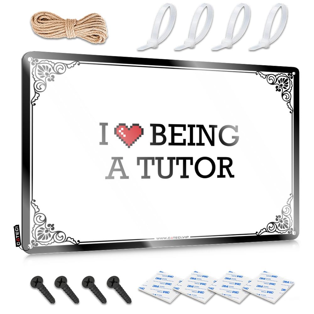 Wall Art Funny Garden Decor Wall Decor | I Love Being A Tutor Fun For Premises Home(30X40CM)