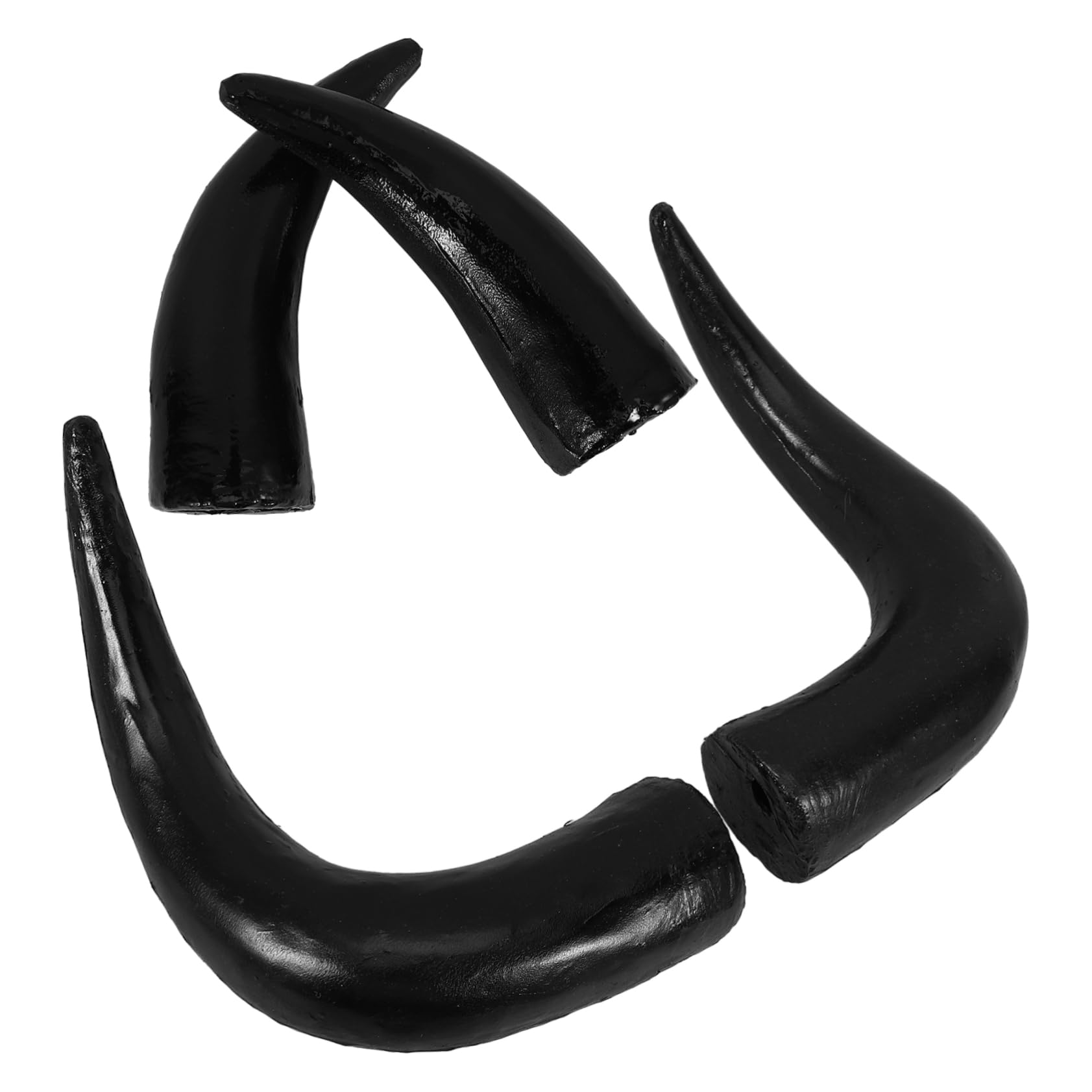 MAGICLULU 10 Paires De Corne De Simulation Bandeau De Corne De Bœuf Artificielle Matériel De Bricolage Coiffure D'Halloween s De Bœuf DIY Imitation DIY Prop Bricolage Décor