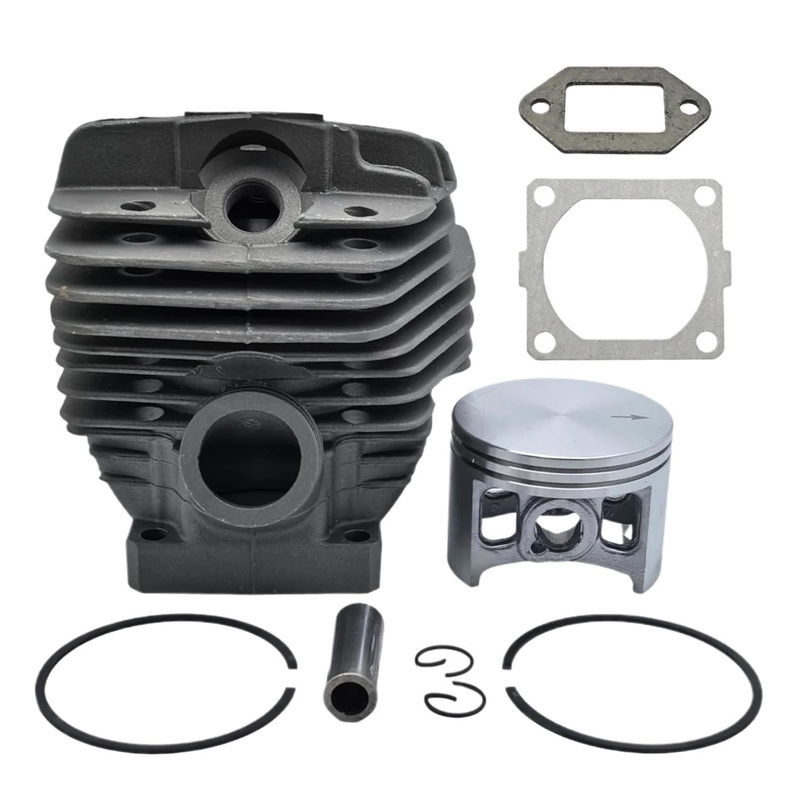Genérico Compatible con MS660 066 MS650 064 Repuestos Herramienta de jardín | Kit de pistón de cilindro de 54 mm Reemplace 1122 020 1211