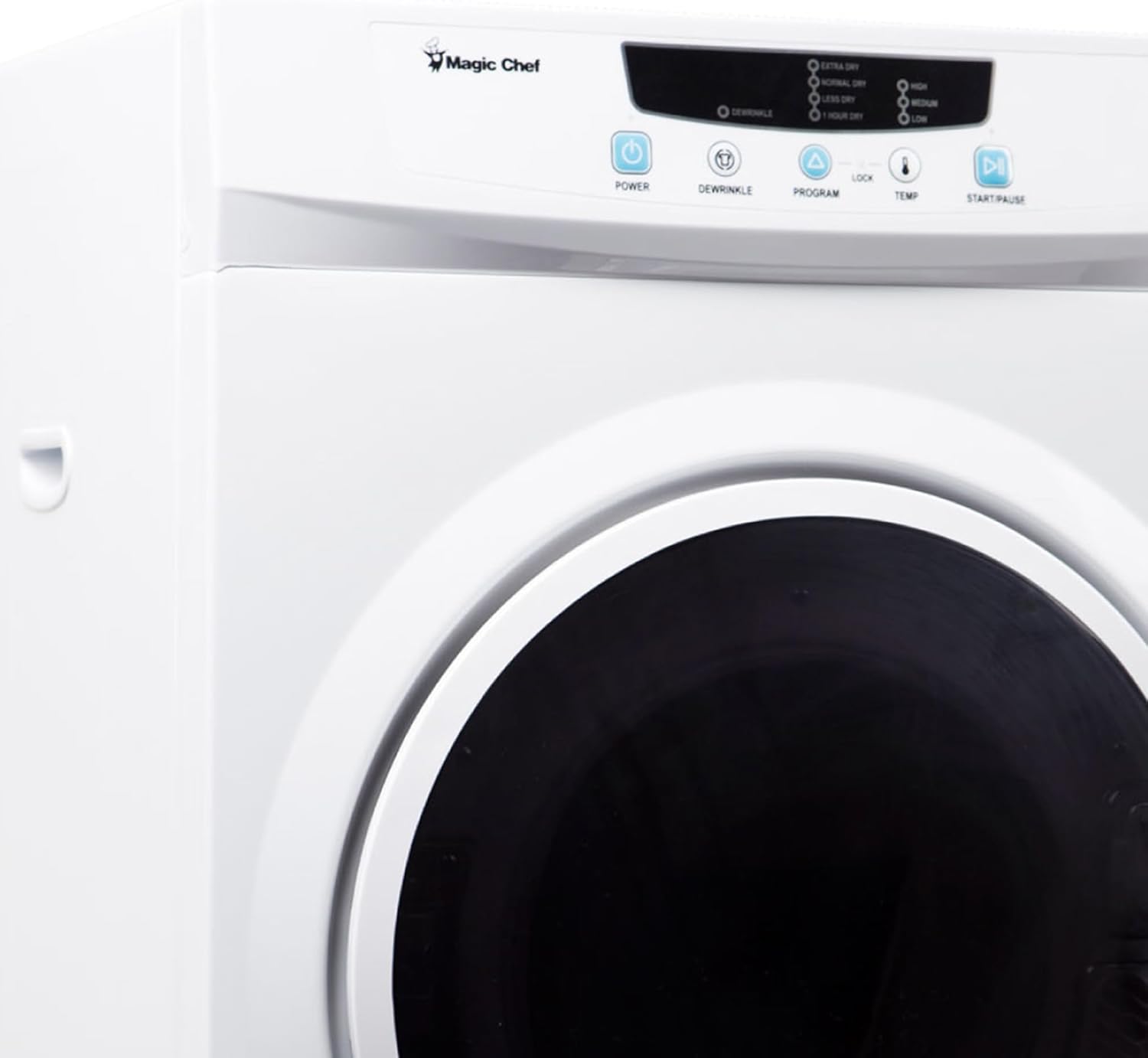 Magic Chef Compact Laundry Dryer Machine, Portable Dryer for Small Spaces, 3.5 Cubic Feet, White