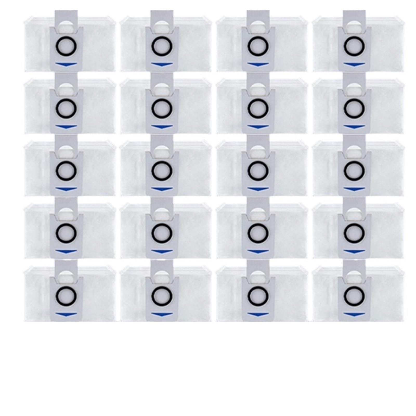 for Ecovacs Deebot X1 Omni T10 Turbo Staubsauger Roboter Filter Seite Pinsel Reinigung Tuch Ersatzteile Staub Box Zubehör Zubehörset für Roboterstaubsauger(20PCS)