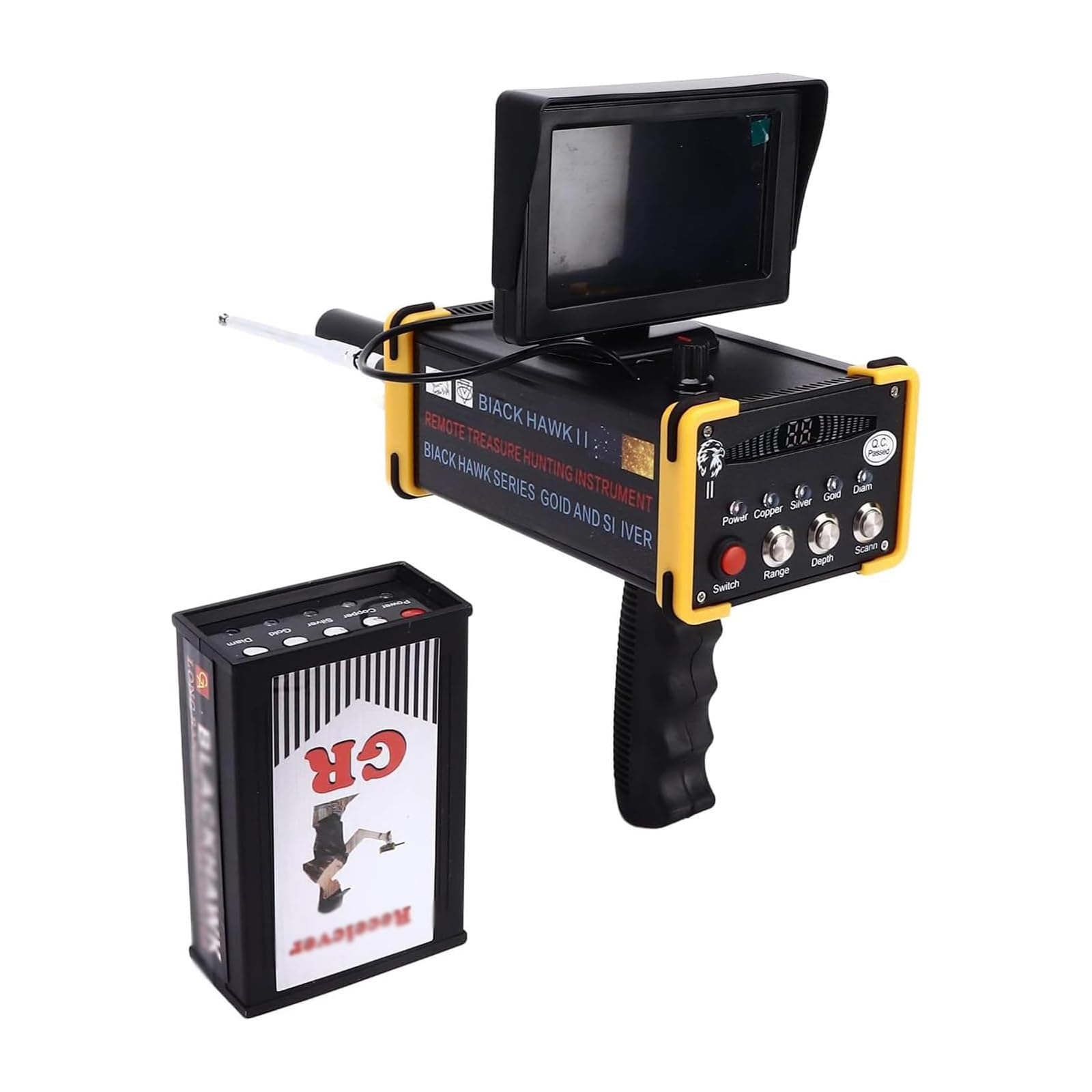 Imbracatura Per Metal Detector - Cinghia Regolabile Per Supporto Da Spalla, Colore Nero