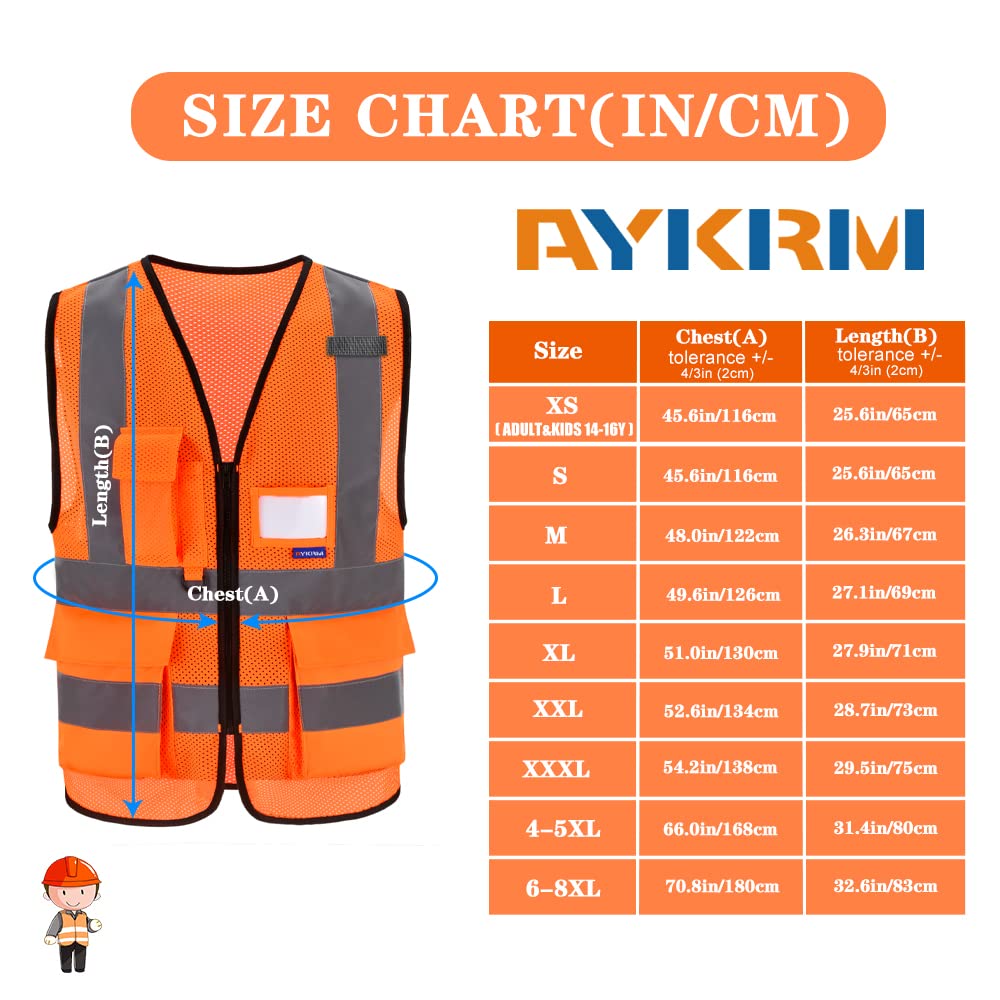 A-SAFETY Pink Safety Vests for Women,Working Safety Vest with Reflective Strips,Medium — view 131