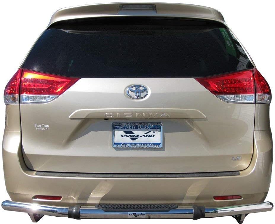 Vanguard Stainless Steel Pintle Rear Bumper Guard | Compatible with 04-20 Toyota Sienna