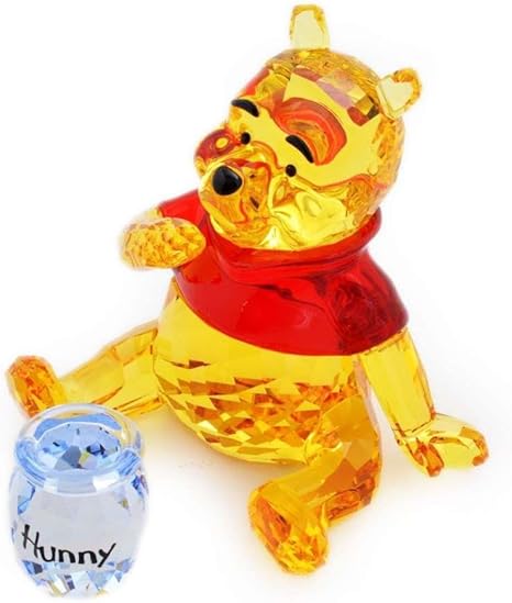Amazon スワロフスキー Winnie The Pooh ディズニー くまのプーさん プーさんとハチミツの壺 クリスタル フィギュア 置物 並行輸入品 置物 オブジェ オンライン通販