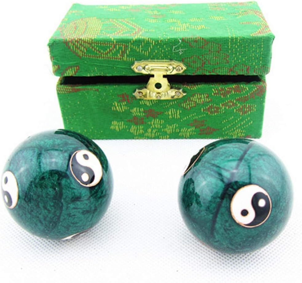 JapanBargain 3298, Hand Therapy Balls Chinese Baoding Balls