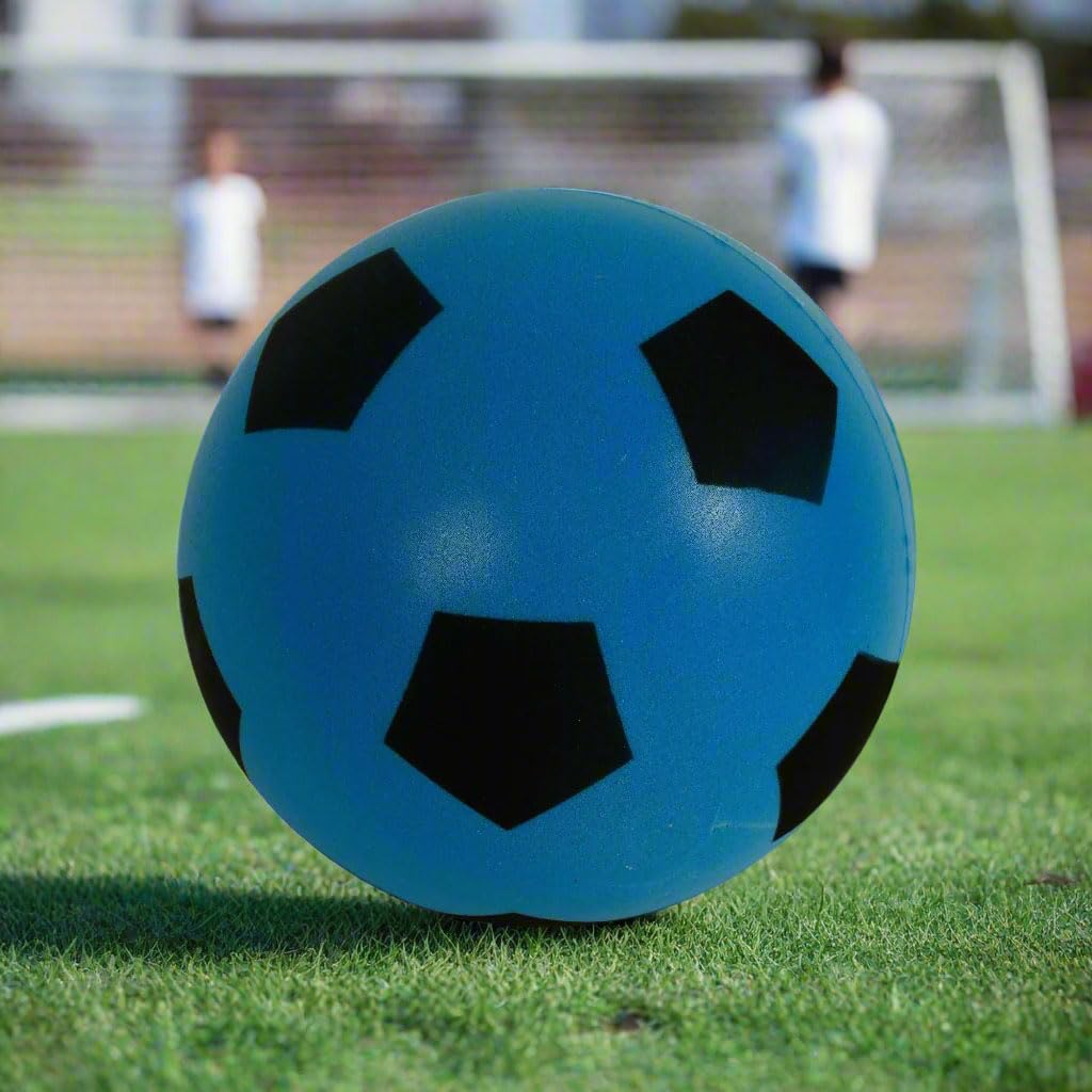 HTI Fun Sport 20cm Football, Blue, 20x20x20 centimeters - Image 2