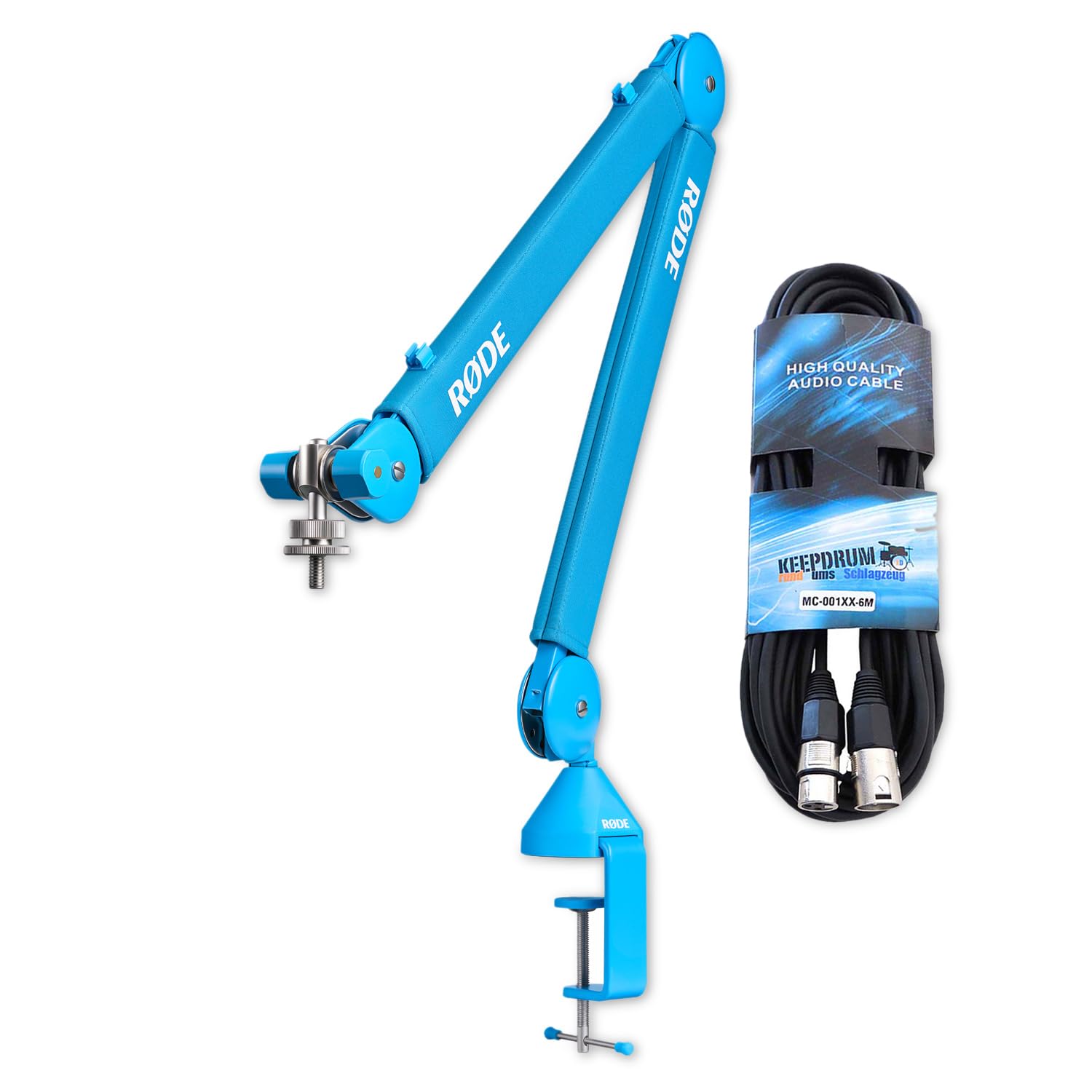 Rode PSA1+ Plus - Brazo articulado para micrófono de mesa, color azul