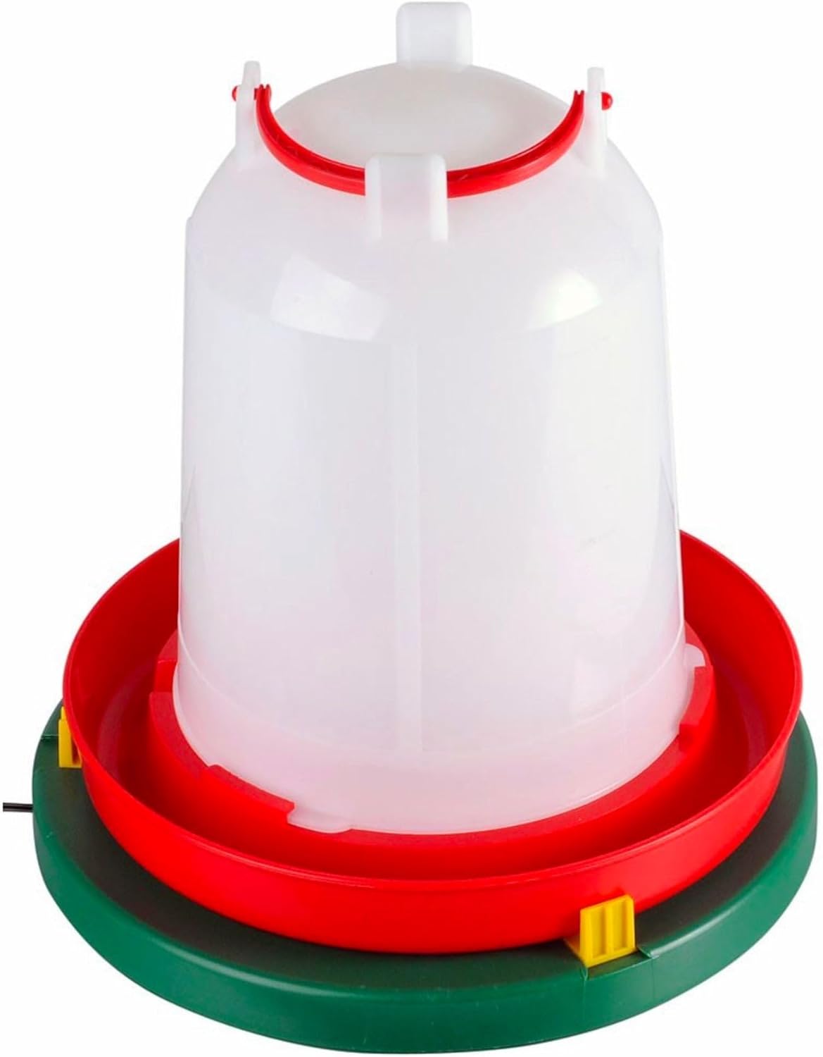 Hatching Time Water Heater and Deicer for Chicken, Duck & Turkey Drinkers - 12" Diameter - Electric Poultry Water Heater for Winter - Portable Design, Prevents Water Freeze for Outdoor Use