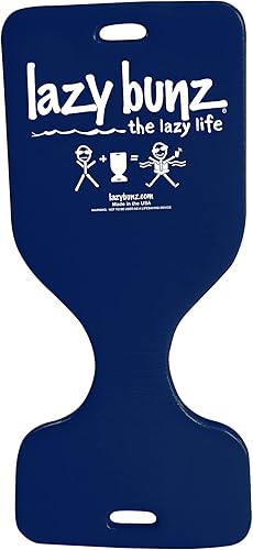 TRC Recreation 8602125 Lazy Bunz 35 pulgadas de largo adulto y niño confiable cómodo silla de montar espuma resistente al agua flotante asiento y