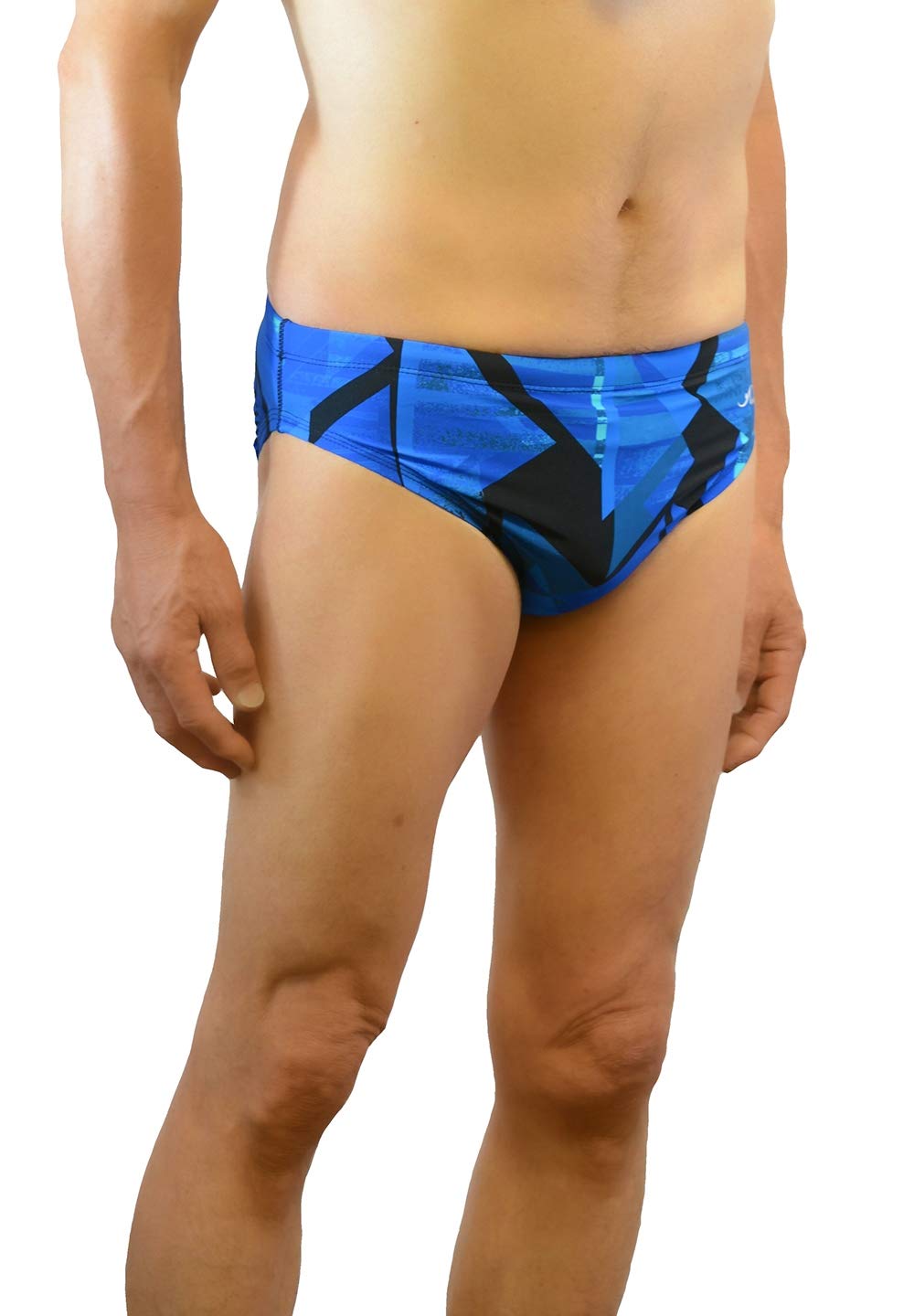 Mens and Boys Printed Swim Racer Briefs Shorts Swimsuit (MR005)