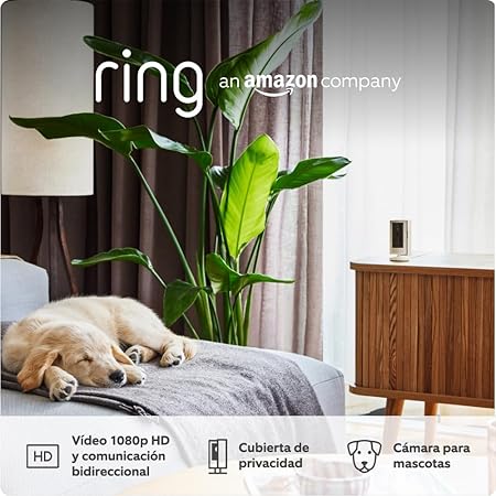 Imagen de Ring Indoor Camera 2.ª gen. WiFi, HD 1080p, privacidad y mascotas 📷 en OfertitasTOP