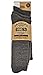 J.B. Field's 96% Merino Wool Weekender Casual Socks, Soft and Itch-free, For Hiking Trekking Running Socks, 3 Pairs (Medium) Black