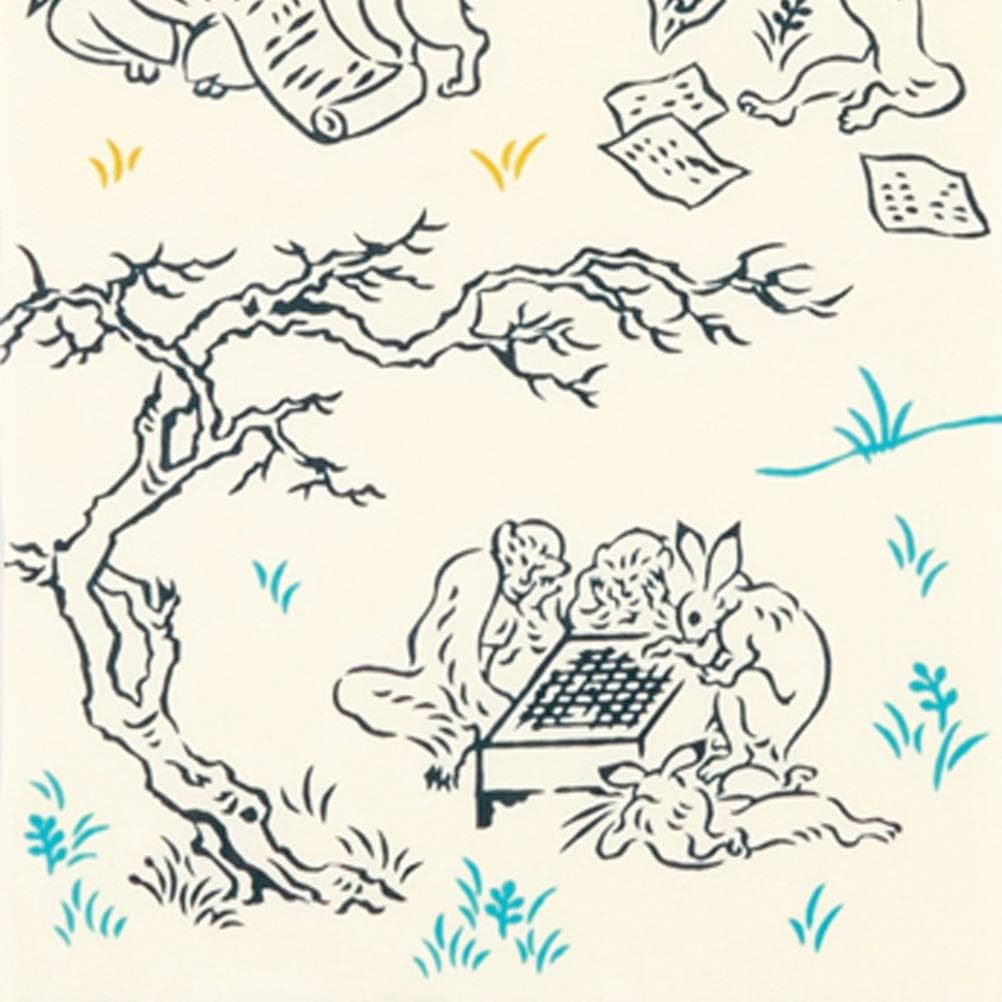 Miyamoto-Towel Kenema 50159 Infected Hand Washcloth 13.8 x 35.4 inches (35 x 90 cm), Birds Giga School