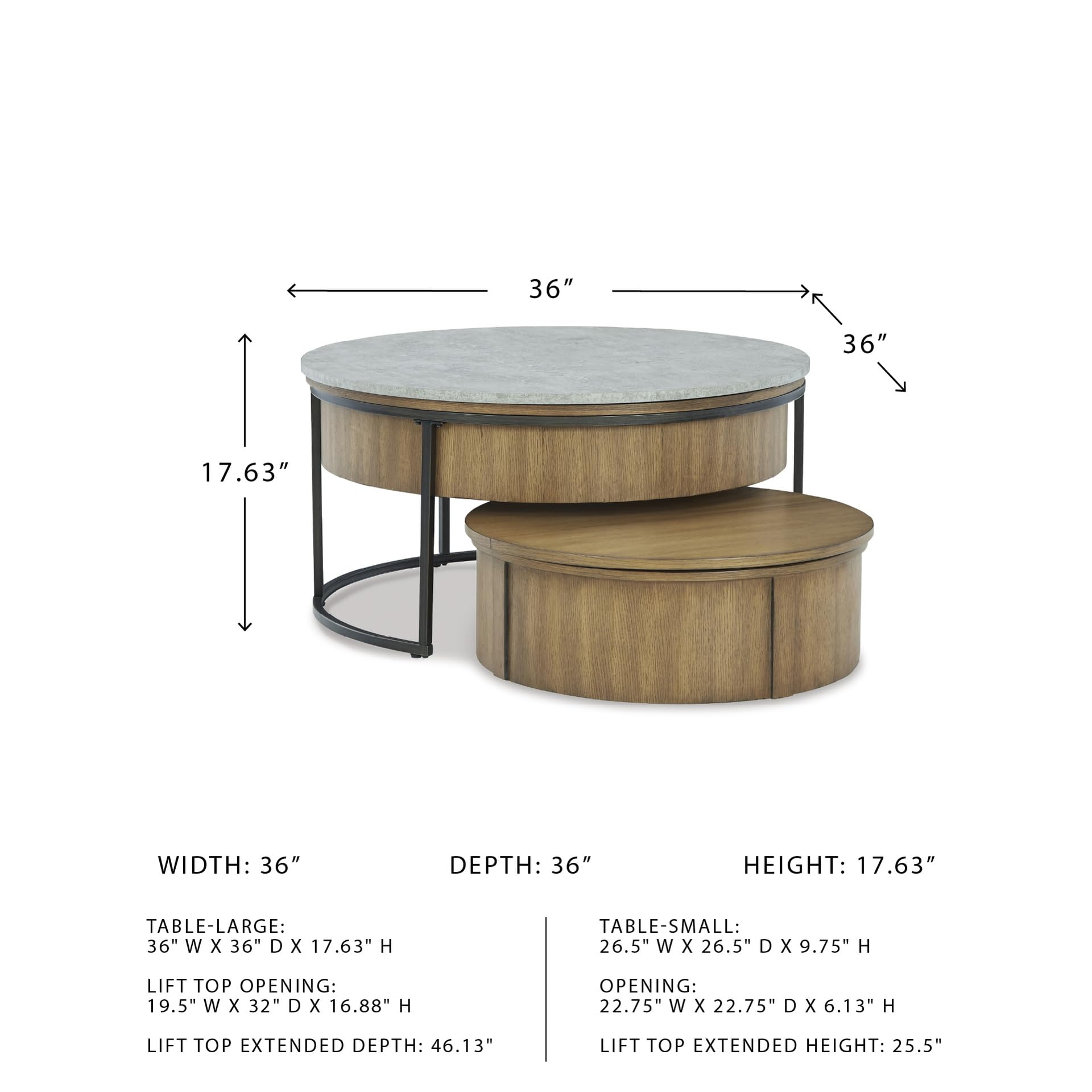 Amazon.com: Signature Design by Ashley Fridley Contemporary Lift