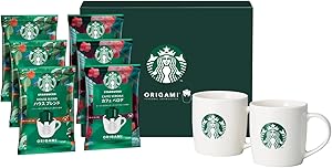 スターバックス オリガミwithマグカップ ギフト SBC-30B【 コーヒー ドリップ 】【 レギュラーコーヒー 】【 ブラックコーヒー 】【 個包装 】