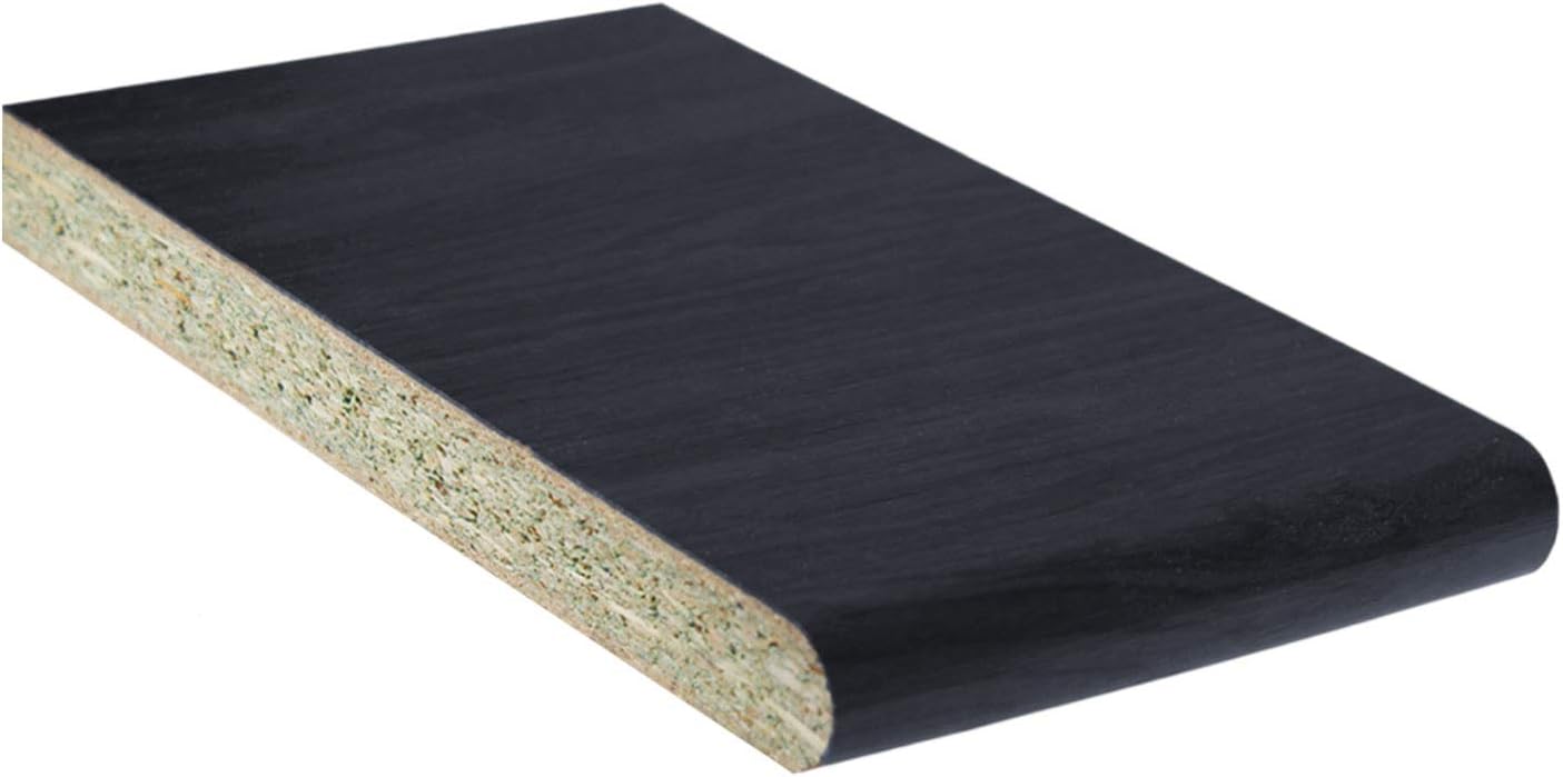 250mm, Anthracite Grey Laminated Window Board Moisture-Resistant 23mm Chipboard UPVC Plastic Internal Sill Polyboard Duraboard (2.5m)