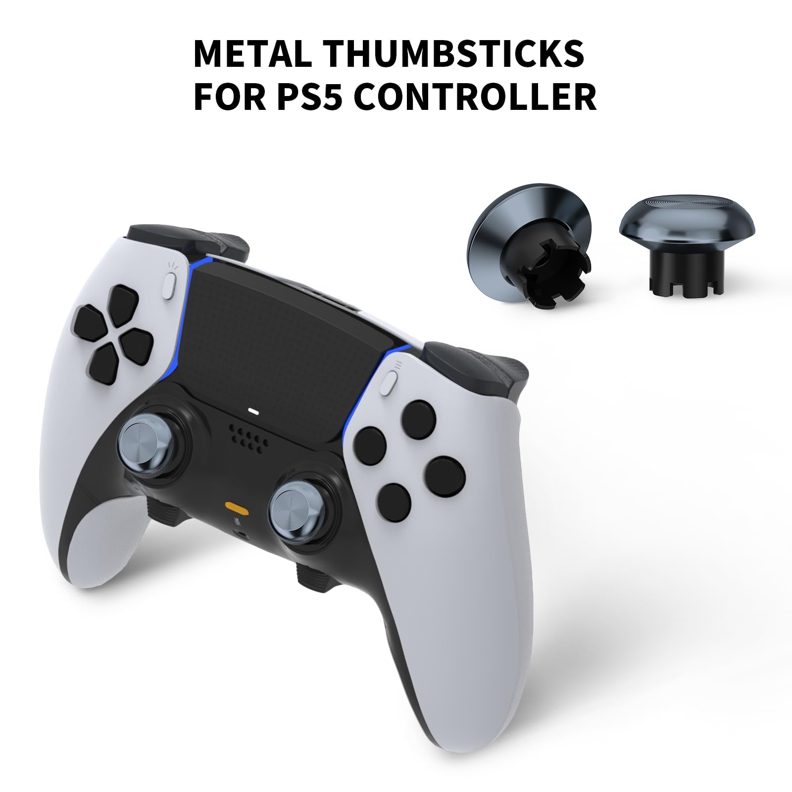 PS5 デュアルセンス コントローラー TMRスティック 背面メタル4パドル 