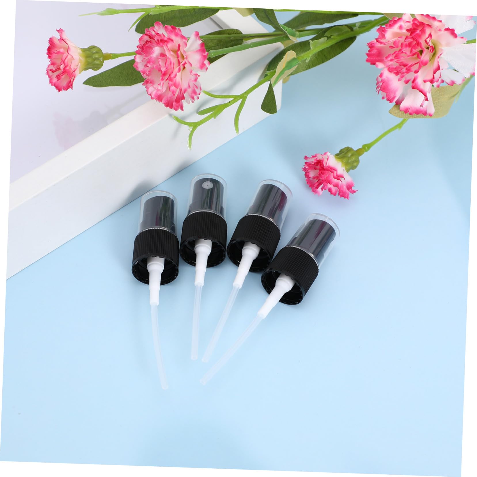 TIDTALEO Tapones para Bomba de Niebla de Perfume Negro, 20 Piezas, Accesorios Prácticos y Portátiles para Botella de Spray, Ideales para Botellas de Perfume y Uso en Bolso