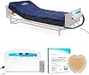 MedVance Medical Low Air Loss Mattress Replacement System with Alarm, 8 with Quilted Cover Fully Digital with Remote Control with Sacral Bandages - Black, Pack of 5