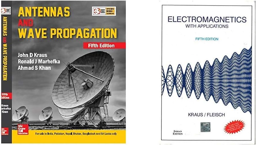 Electrical Engineering Books Combo - Antennas and Wave Propagation (SIE) + Electromagnetics With Application(Set of 2 Books)