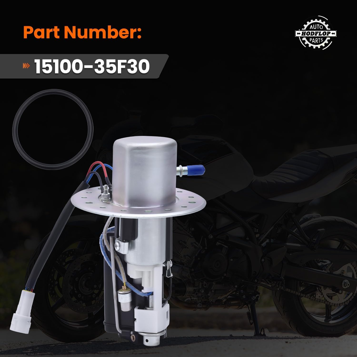 15100-35F30 Fuel Pump Assembly Compatible with Suzuki SV650 SV650A SV650S SV650SA 2003-2007, SV1000 SV1000S 2003-2005, GSXR1000 GSXR1000Z 2003-2004 Replace# 1510035F30 - Image 3