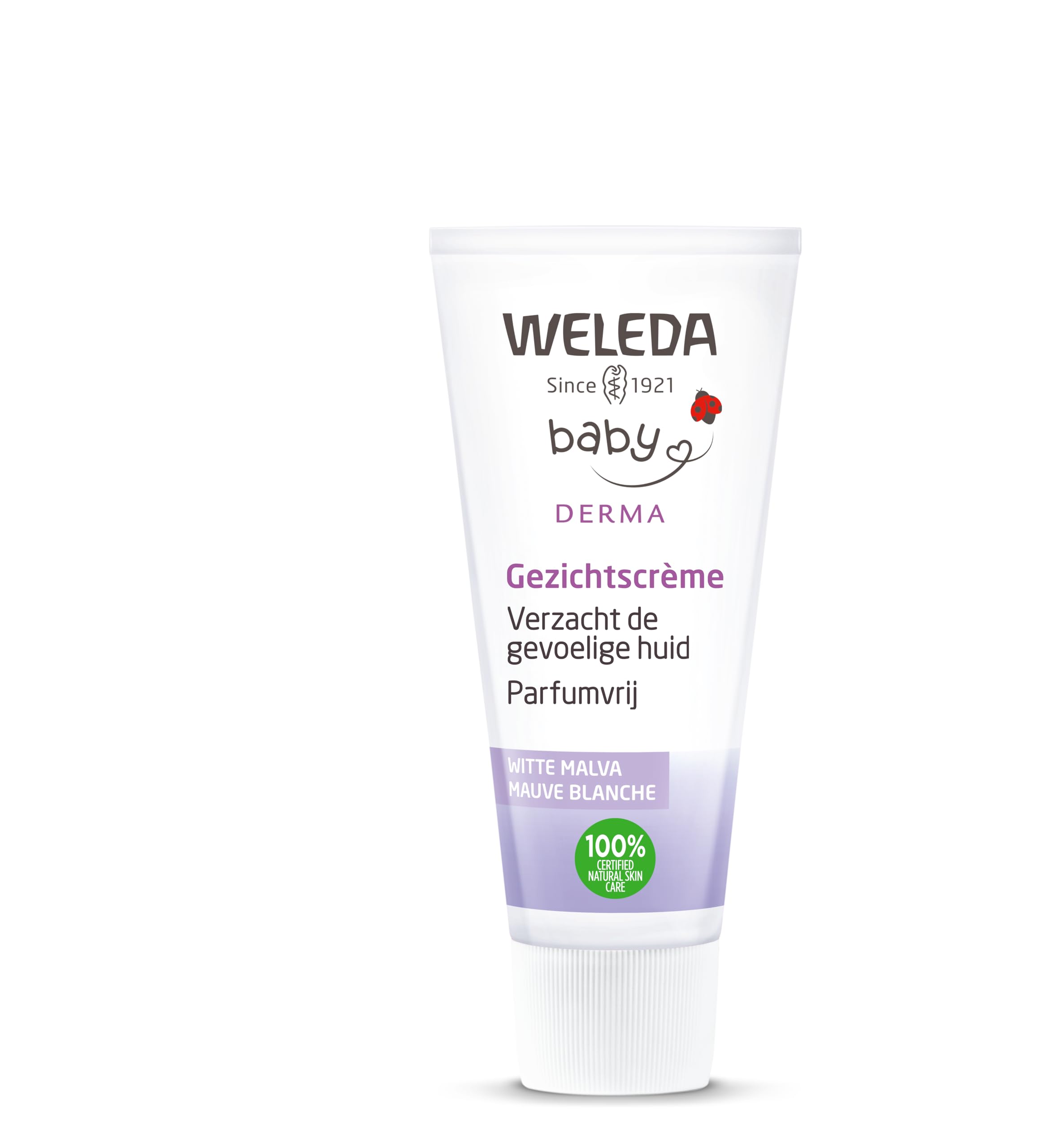 Weleda Baby Sensitive Care Face Cream, 1.7 Fluid Ounce, Plant Rich Moisturizer with White Mallow, Pansy and Sweet Almond Oil