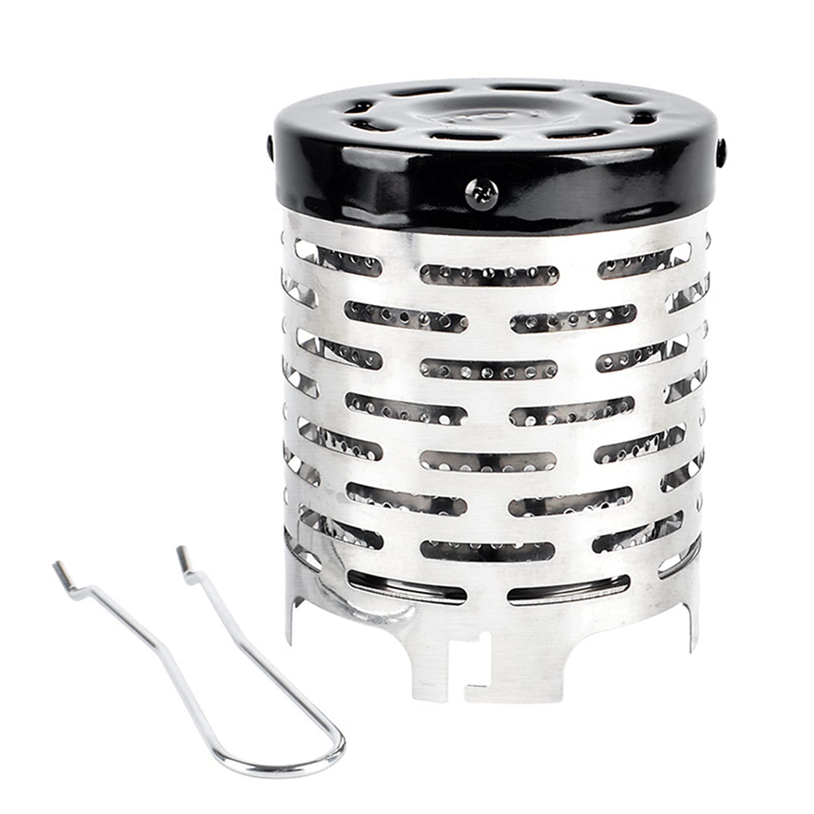 Belity Outdoor Camping Mini Heater Portable Stainless Steel Tent Heating Cover with Handle Warming Stove Cover-image-7