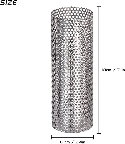 Miniatura 6 de FIREHIKING Tubo de estufa de pararrayos de chispas de 2,36 "con filtro Pantalla de tapa de chimenea para escape de camping