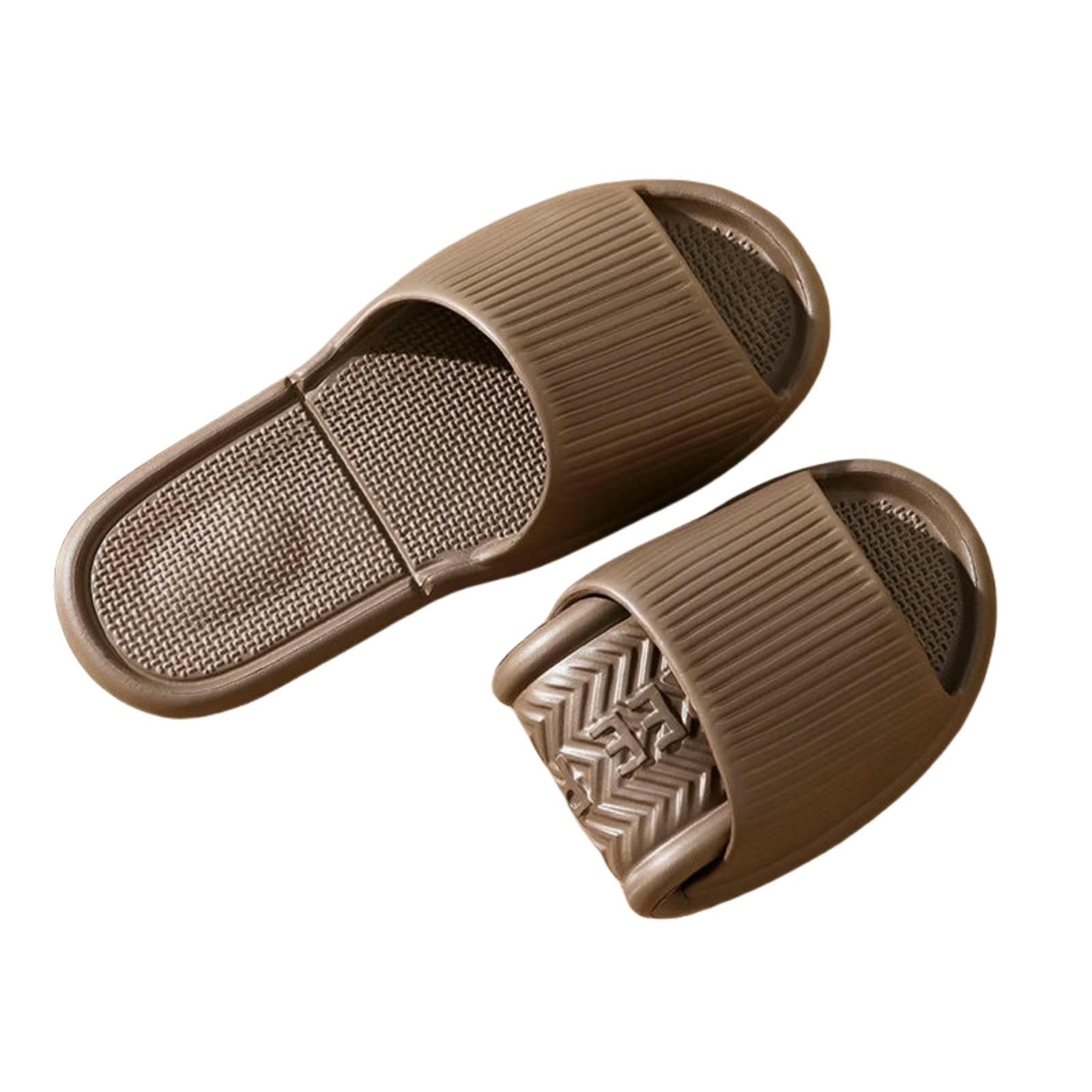 Ciabatte Slipisti da Viaggio Pieghevoli per Donne, Viaggi Portatili, Spiaggia Anti -Slip, d'Affari Uomini, Hotel, Pantofole La Doccia-nero-44-45