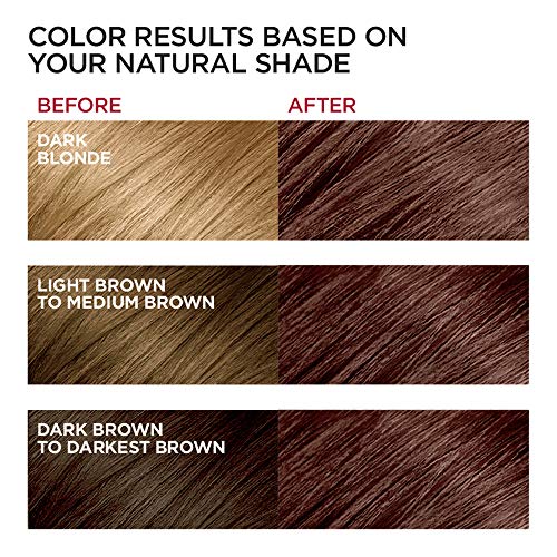 Image of L'Oreal Paris Excellence Creme Permanent Hair Color, 5AR Medium Maple Brown (3 Count)
