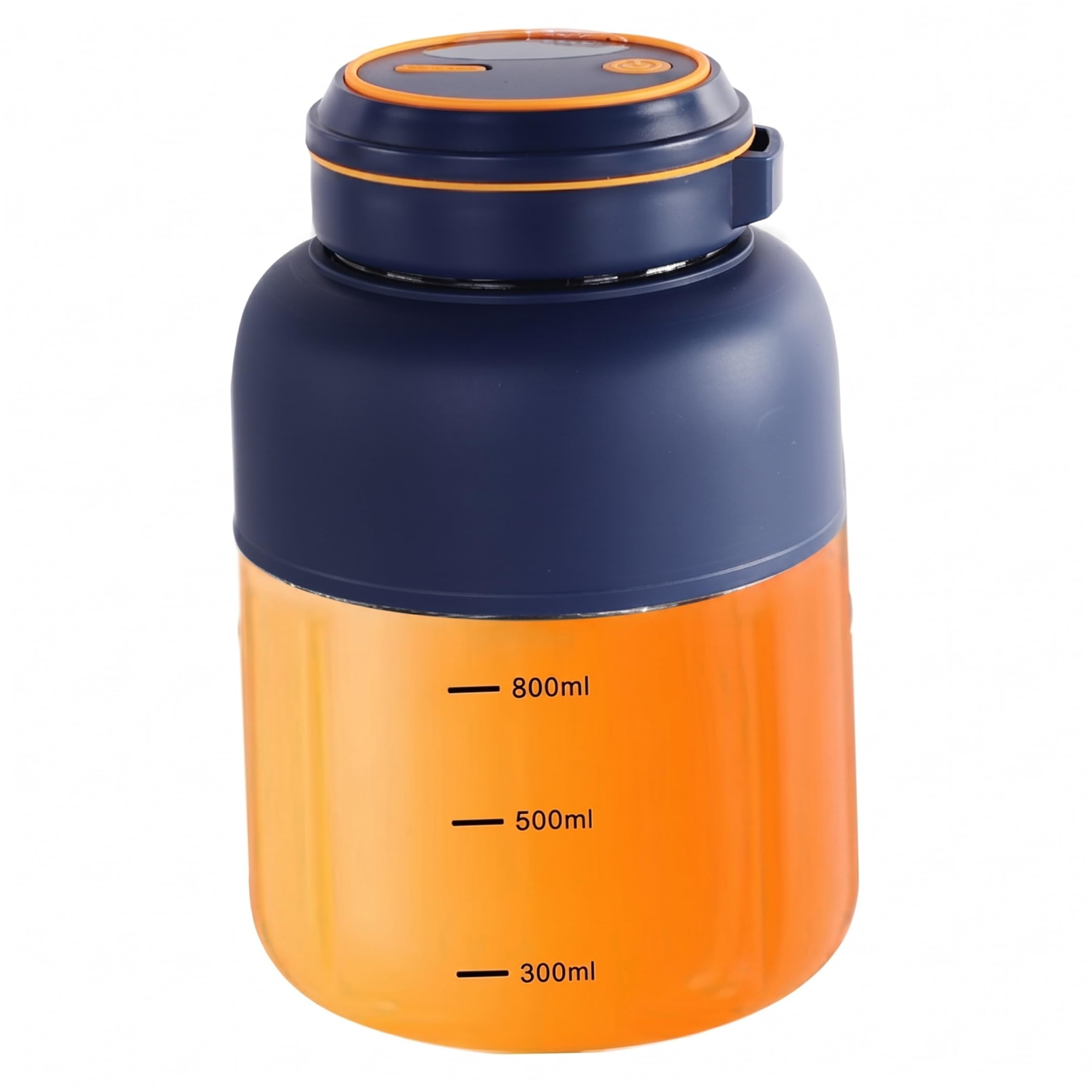 Goutdori 800ml Personal Wireless Rechargeable Portable Juicer Blender with 38 Stainless Steel Blades & Dual Lid for Home Office Camping