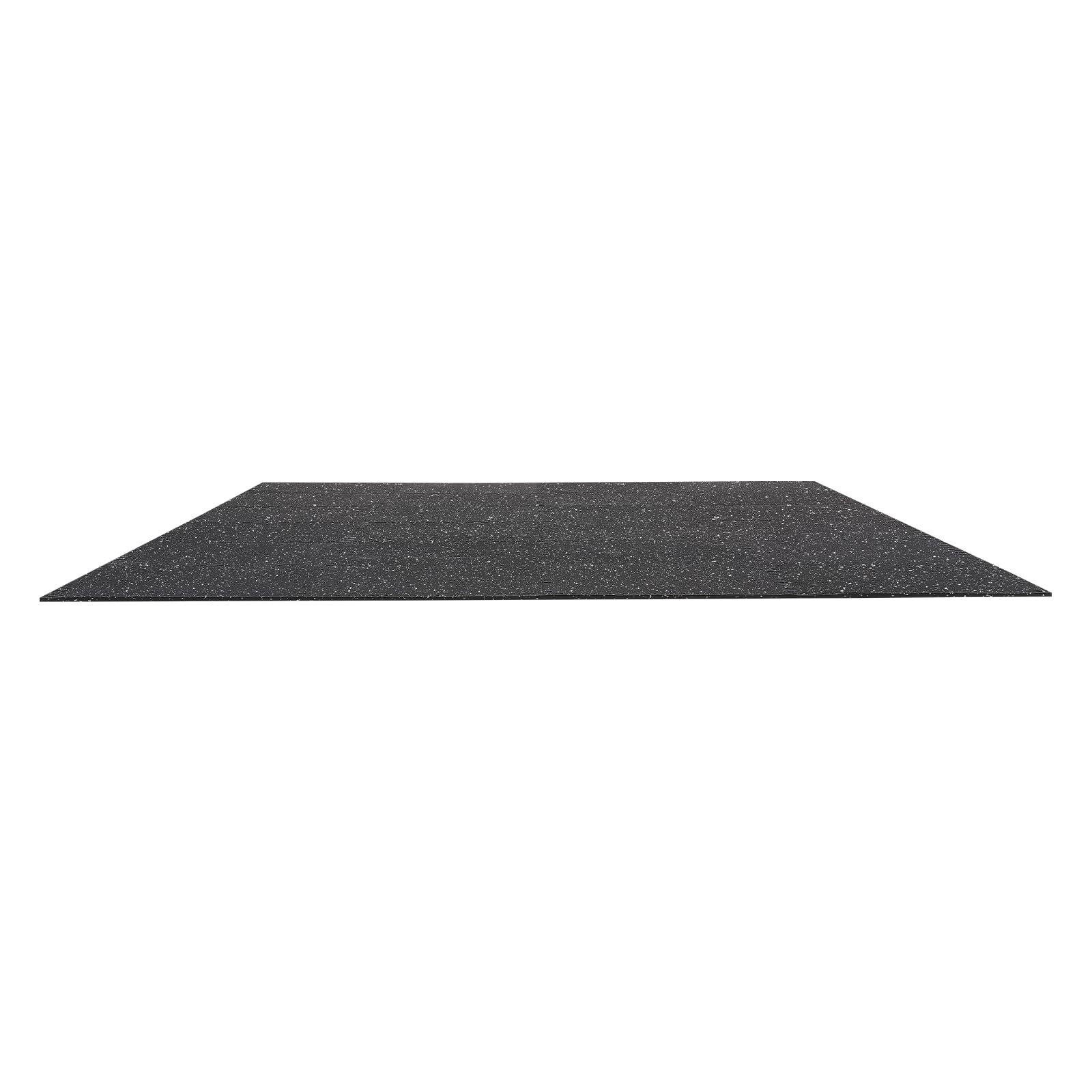 VEVOR Esterilla Puzzle 24 Piezas de 610 x 610 x 10 mm, Suelo Gimnasio de Goma EVA, Colchoneta de Ejercicios Alta Densidad con Puntos Blancos Antigolpe Antiruido Antideslizante para Casa, Equipo Pesado