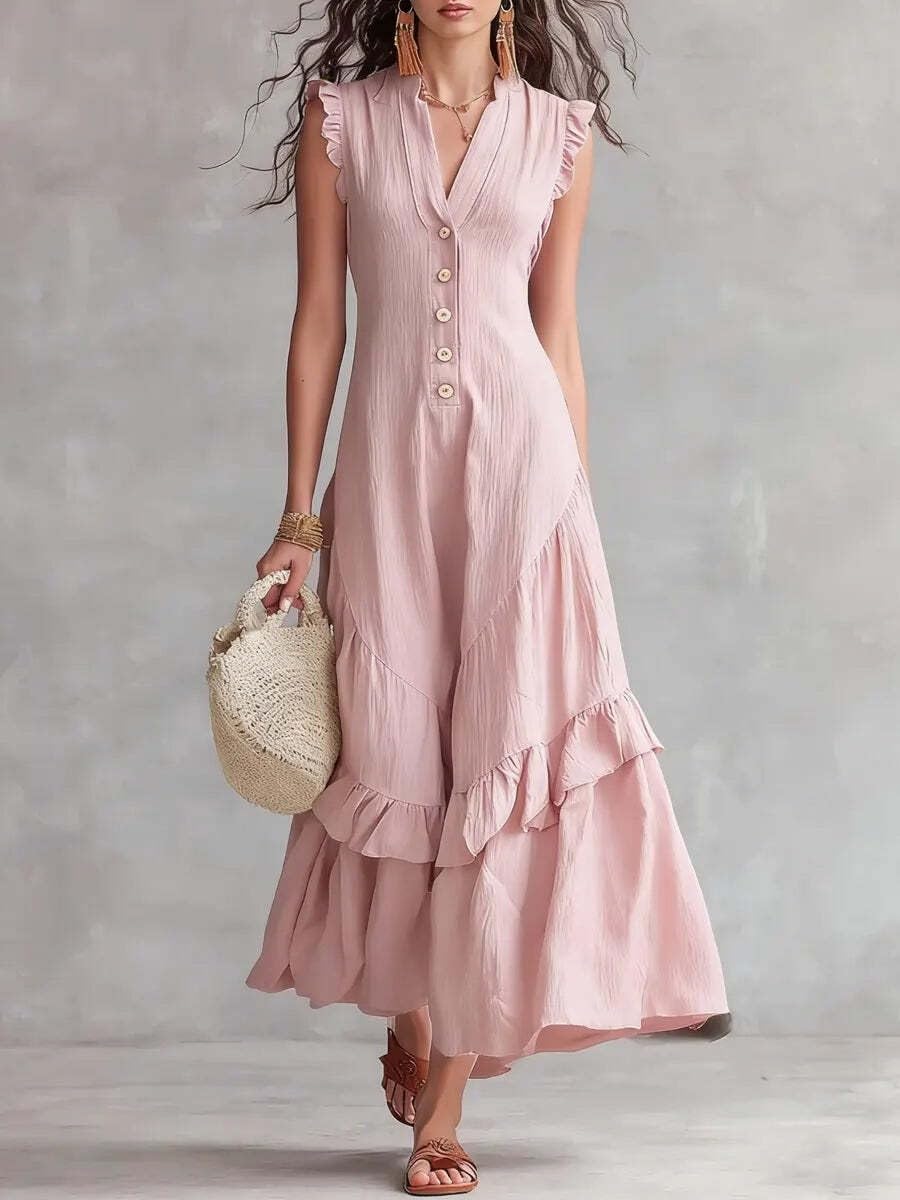 Abito da donna estivo elegante senza maniche