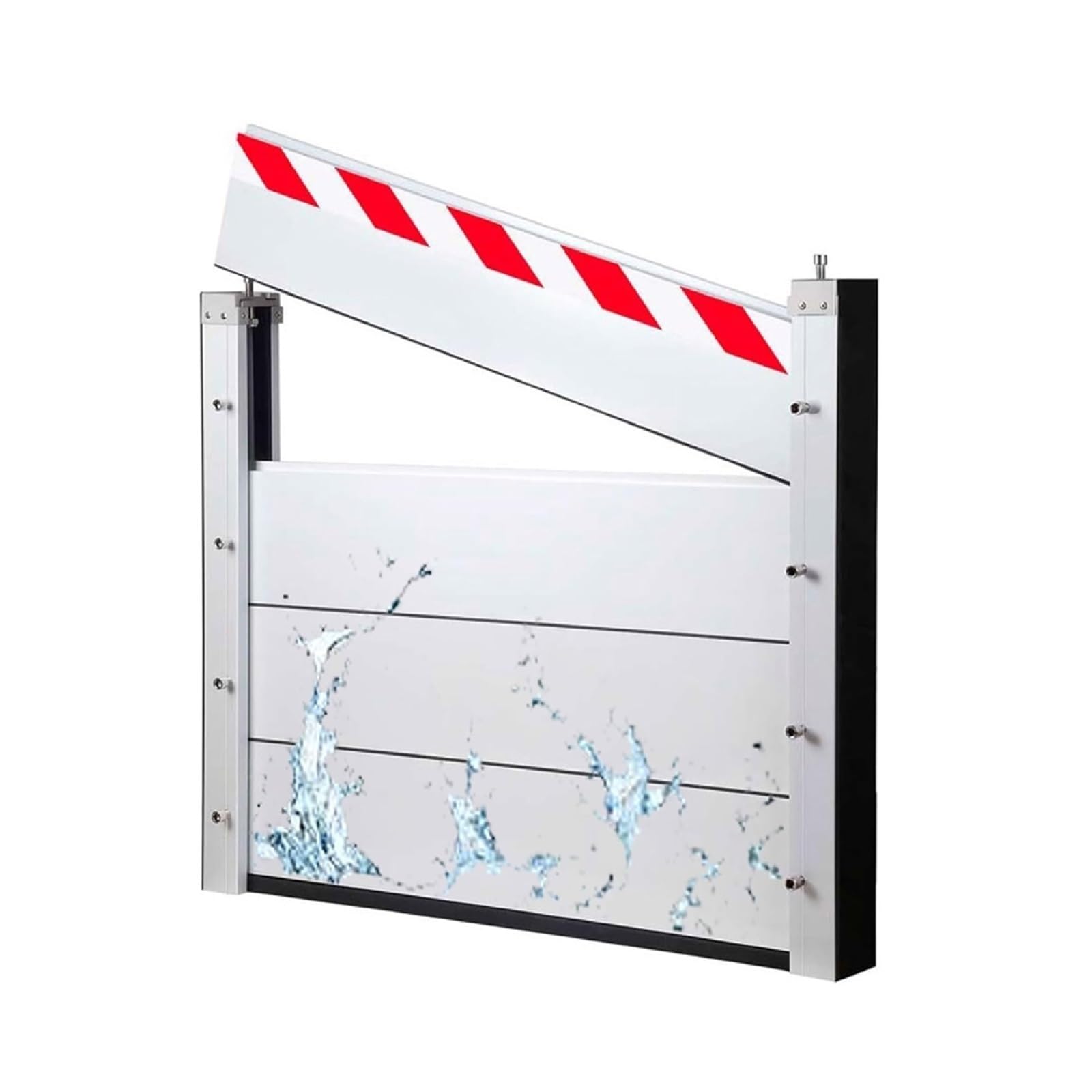Barrière anti-inondation amovible aluminium 81 * 60cm panneau garage
