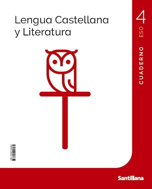 Portada de Cuaderno de Lengua y Literatura 4º ESO