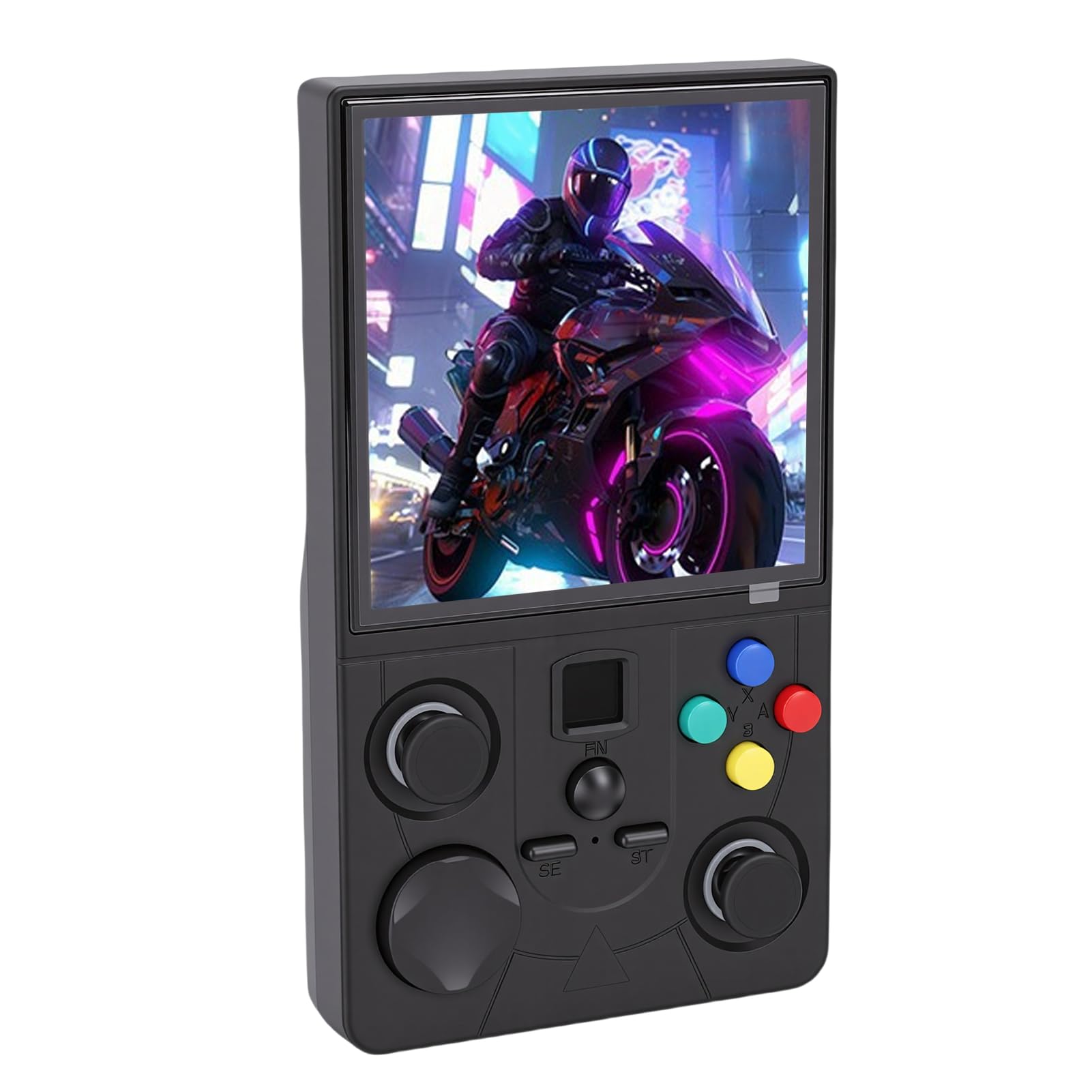 Console di Gioco Portatile retrò Console di Gioco Portatile Ricaricabile con Supporto Multiplayer WiFi Schermo HD da 4 Pollici per i Giocatori in Movimento (128G)