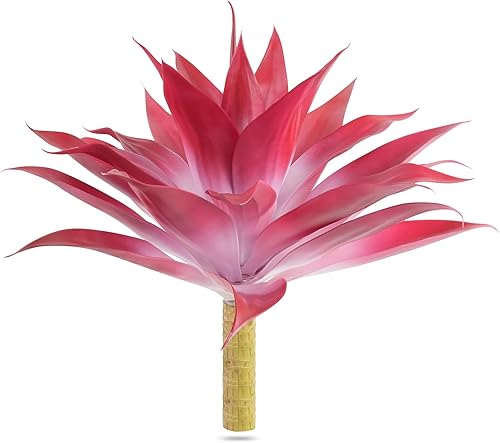 Velener Planta artificial de agave falso planta de agave falsa sin maceta para decoración de habitaciones, planta de agave sintética resistente a