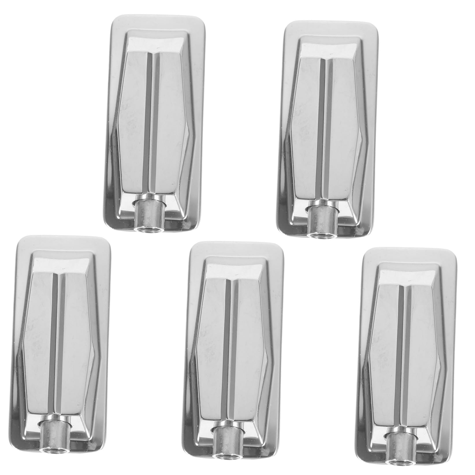 Toyvian Set di 5 Accessori Batteria Acustica in Metallo Argento, Accessori Batteria Acustica per Jazz Drum Ganci e Drum Lug Resistenti per Riparazioni Durature