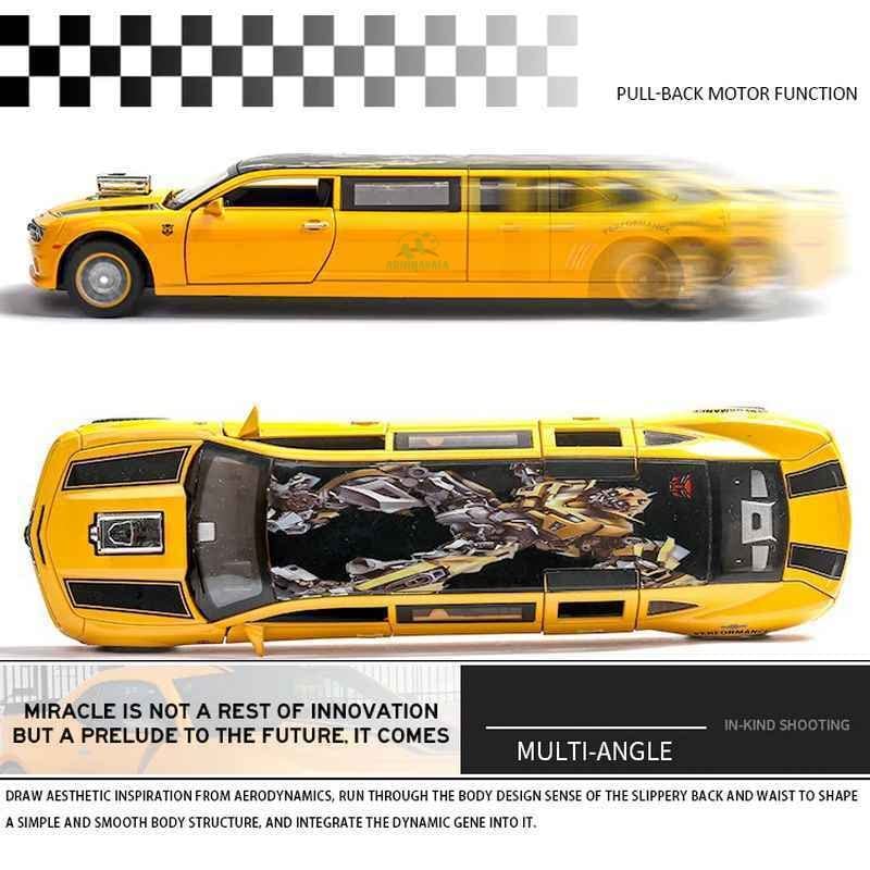 Image of 1:32 Chevrolet Camaro Limousine Extended Diecast Model Cars Toy Gifts for Kids (Colour May Vary)